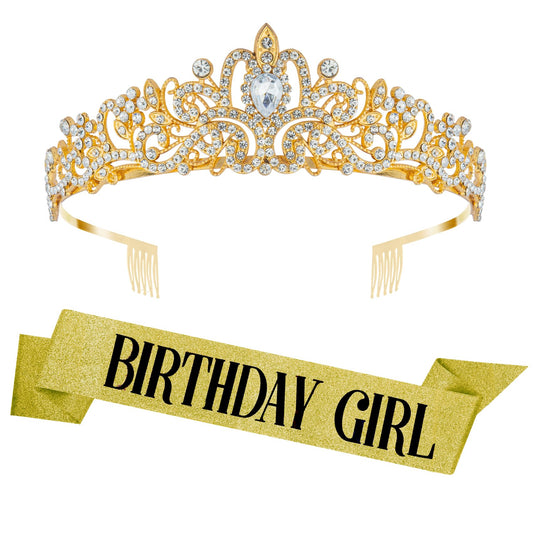 Birthday Sash for Women, Birthday Crowns for Women, Birthday Girl Sash, Birthday Tiara for Women, Birthday Girl Headband, Birthday Sash and Crown, Birthday Accessories for Women, Silver Birthday Sash