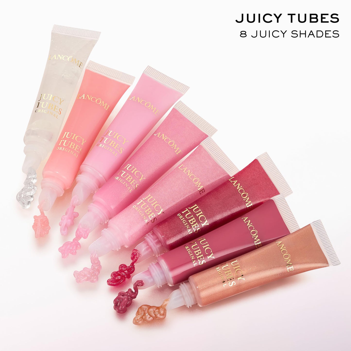 Lancôme Juicy Tubes Shine Lip Gloss - High Shine & Lasting Hydration - Vitamin E Enriched - 05 Marshmallow Electro (Sparkle)