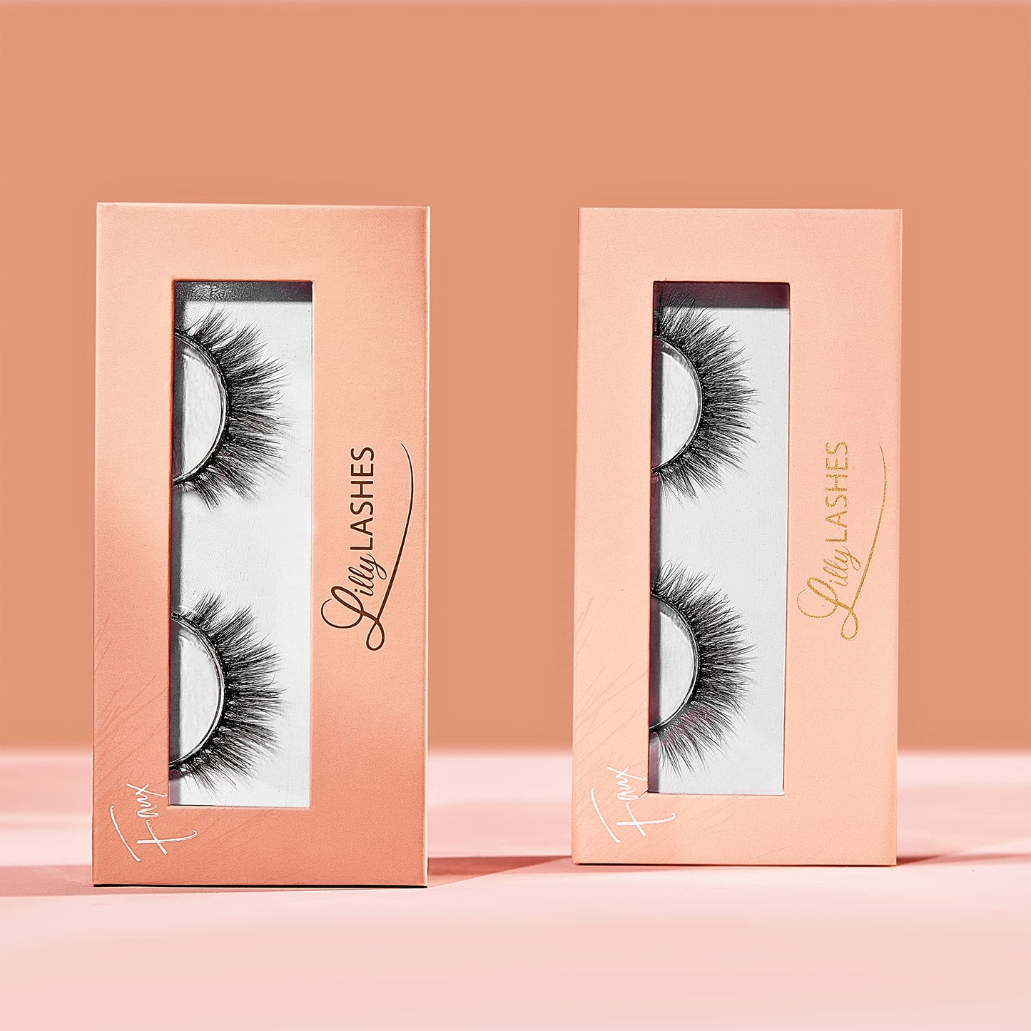 Lilly Lashes Everyday Miami Natural Lashes - Faux Mink Natural Eyelashes, False Eyelashes Everyday Use, Cat Eye Lashes, Individual Lashes Reusable up to 20x, No Lash Glue Included (13mm)