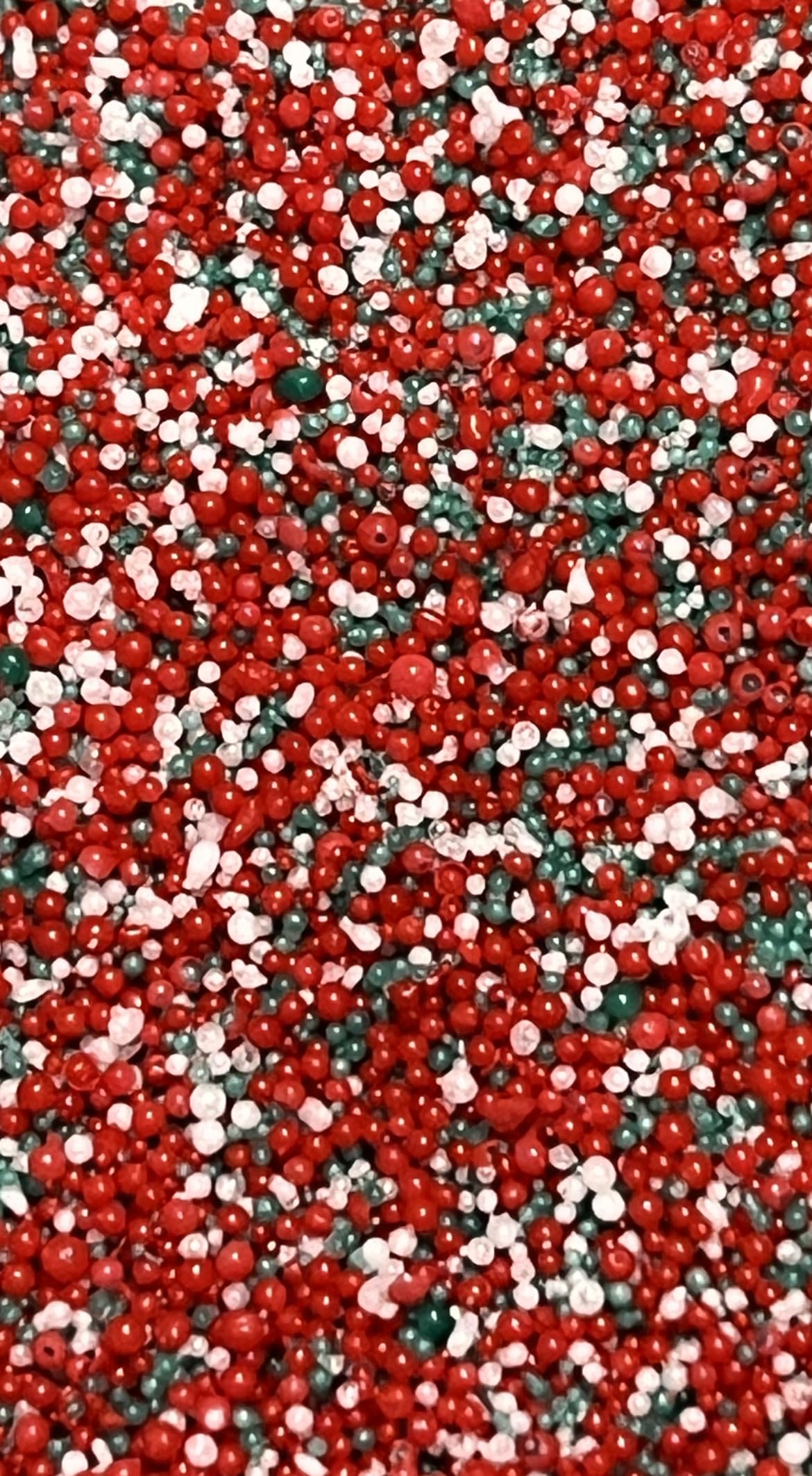 Jojoba Beads for Soap, Scrubs, Crafts (Red Green White Confetti) (1 oz)