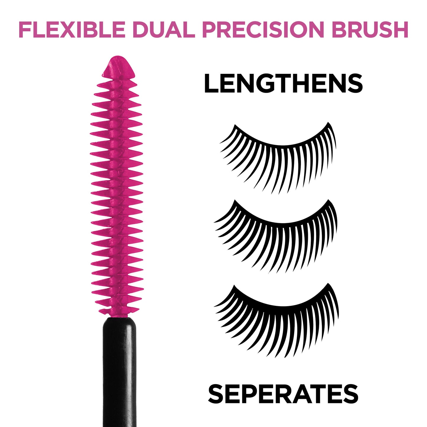 L'Oreal Paris Telescopic Mascara, Carbon Black [935] 0.27 oz (Pack of 3)