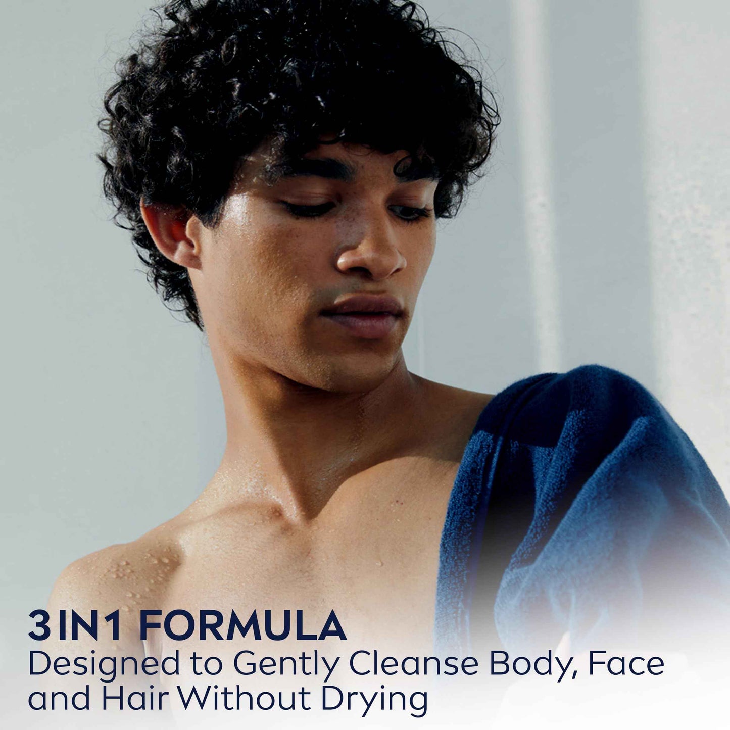 Nivea Men Relax 3-in-1 Body Wash, Lavender and Sandalwood Scented Men's Body Wash Cleanses Face, Body and Hair, 16.9 Fl Oz Bottle, Pack of 6