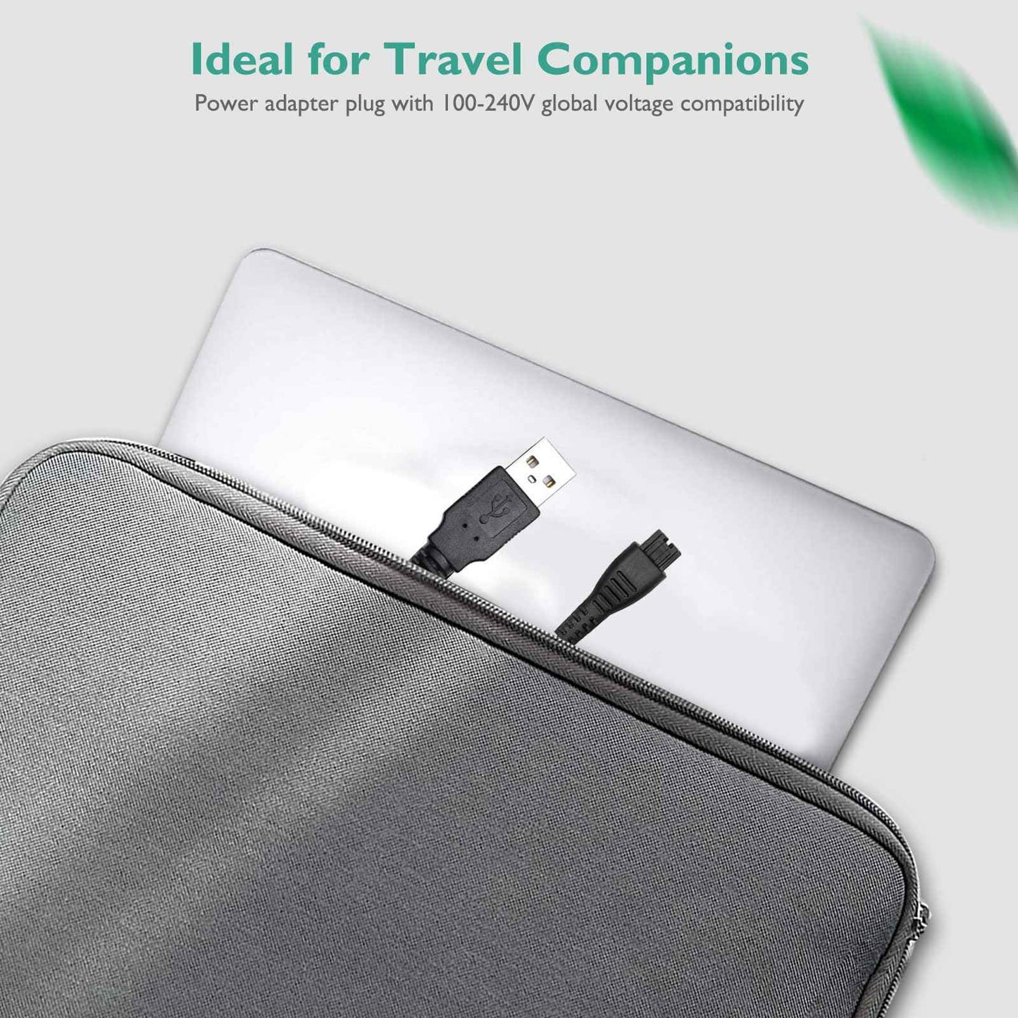 Lnauy Charger Cord Compatible with Remington Shaver XR7000 HC4250 HC5870 HC5950 PG6171 PF7500 PF7600 PF7855 XR1400 Replacement PA-0510N Power Adapter Charging Cable 5V