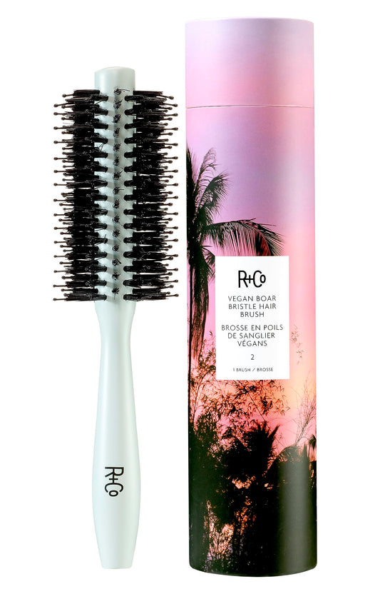 R+Co Vegan Boar Bristle Hair Brush #2 (42 mm)