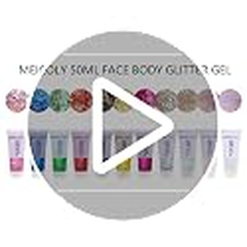 50ml Holographic Body Glitter Gel - Chunky Sequins Face & Hair