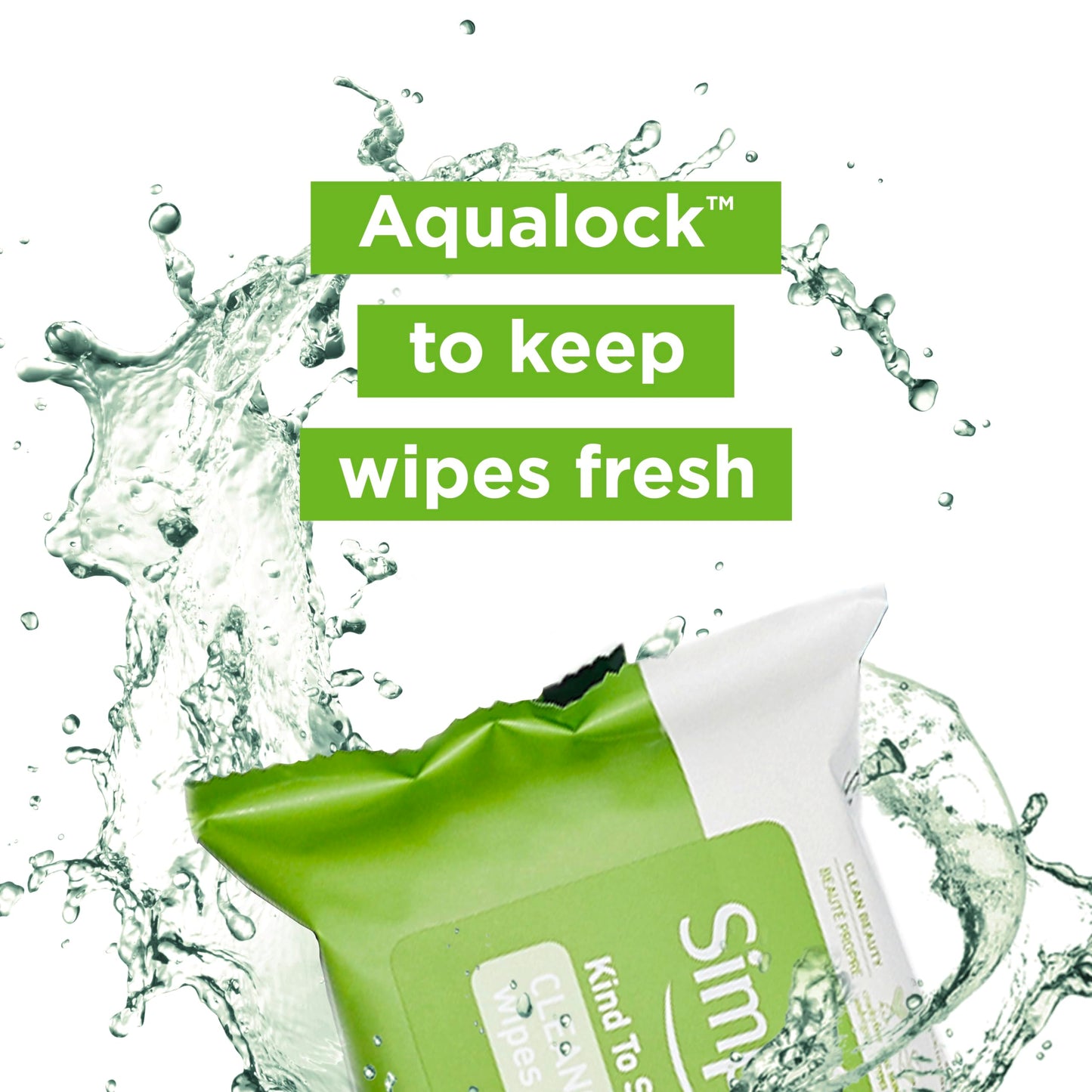 Simple Kind to Skin Cleansing Wipes Gentle and Effective Makeup Remover Micellar Free from color and dye, artificial perfume and harsh chemicals 25 Wipes