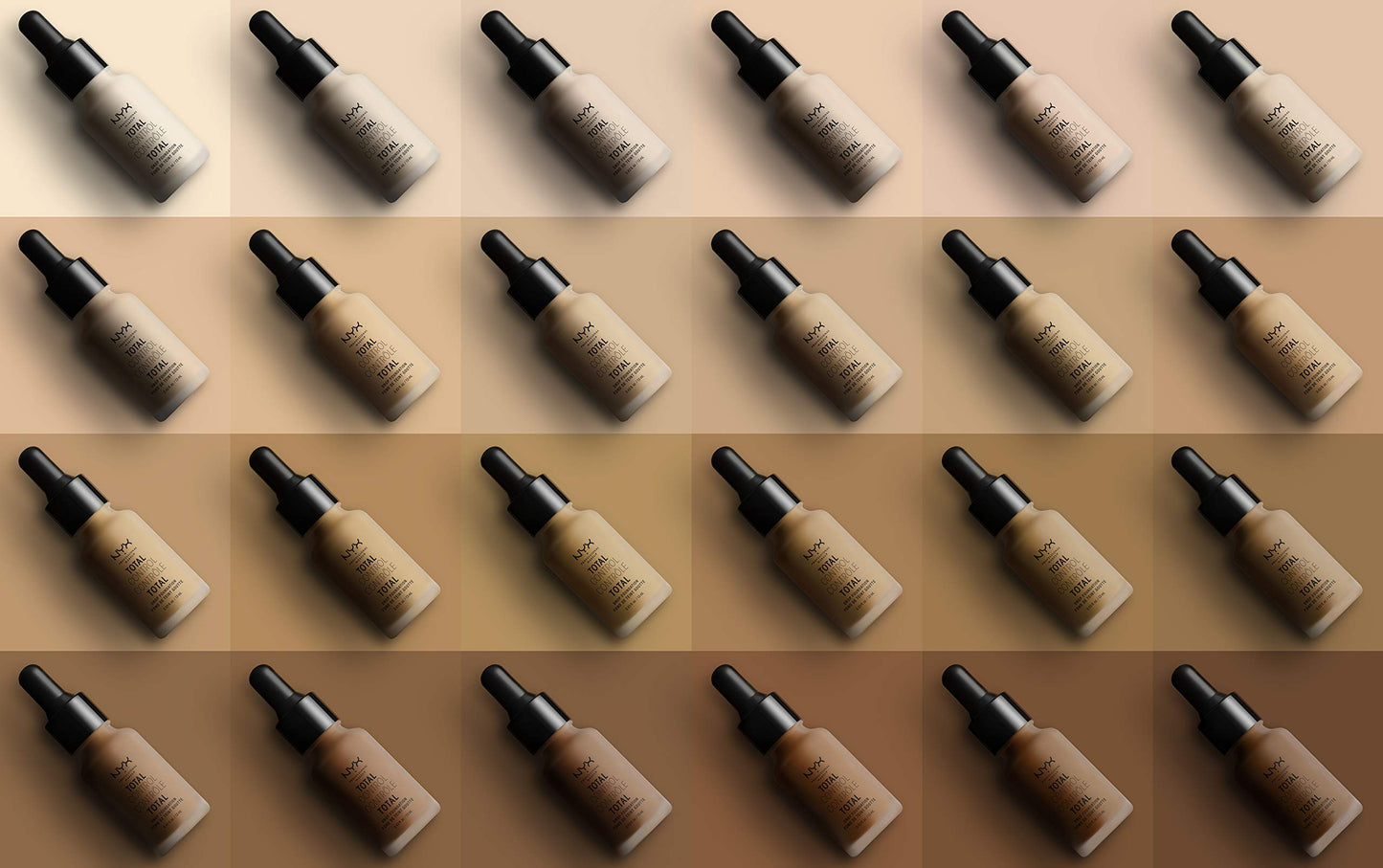 NYX PROFESSIONAL MAKEUP Total Control Drop Foundation - Alabaster, With Yellow Undertones