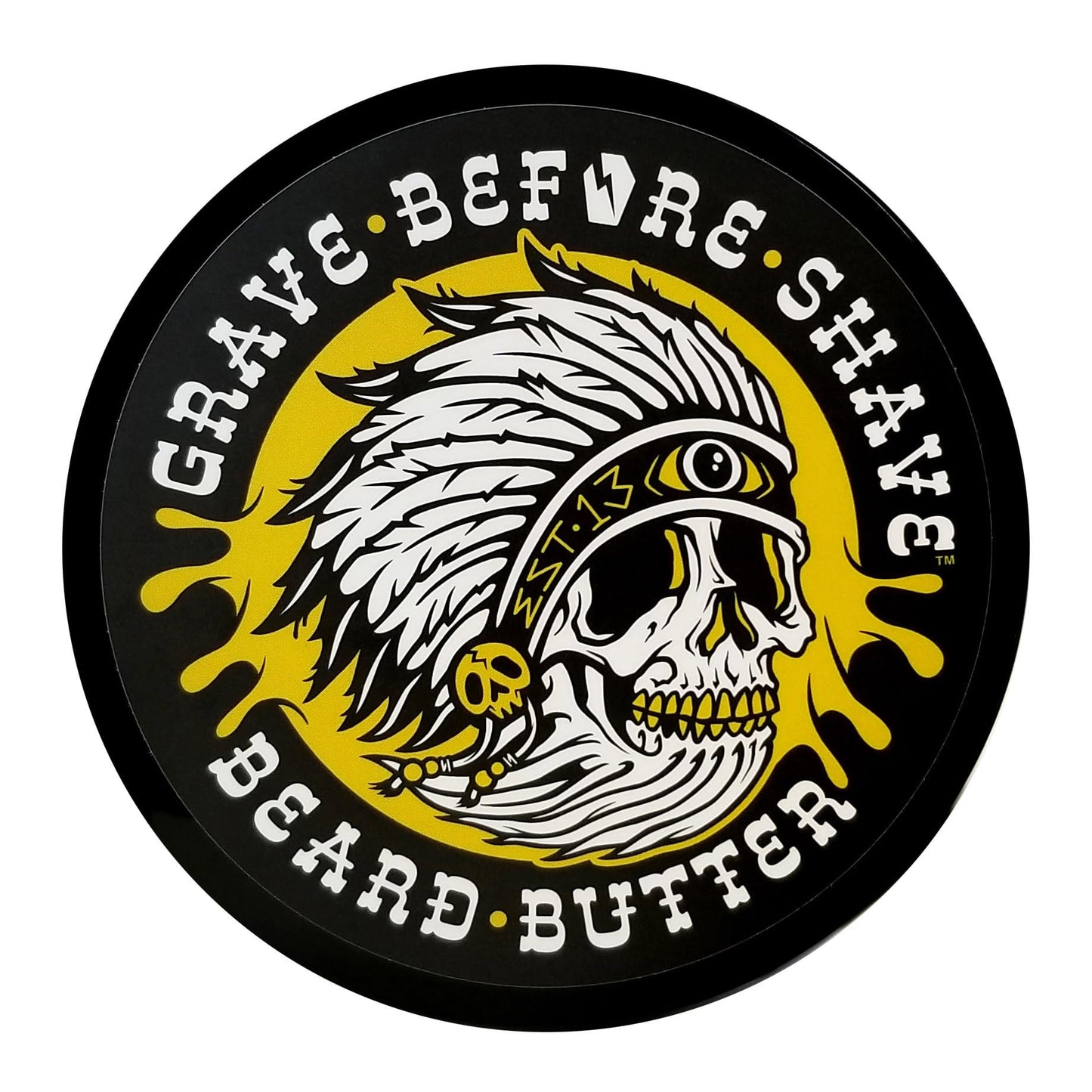 Grave Before Shave Teakwood Blend Beard Butter 4oz jar