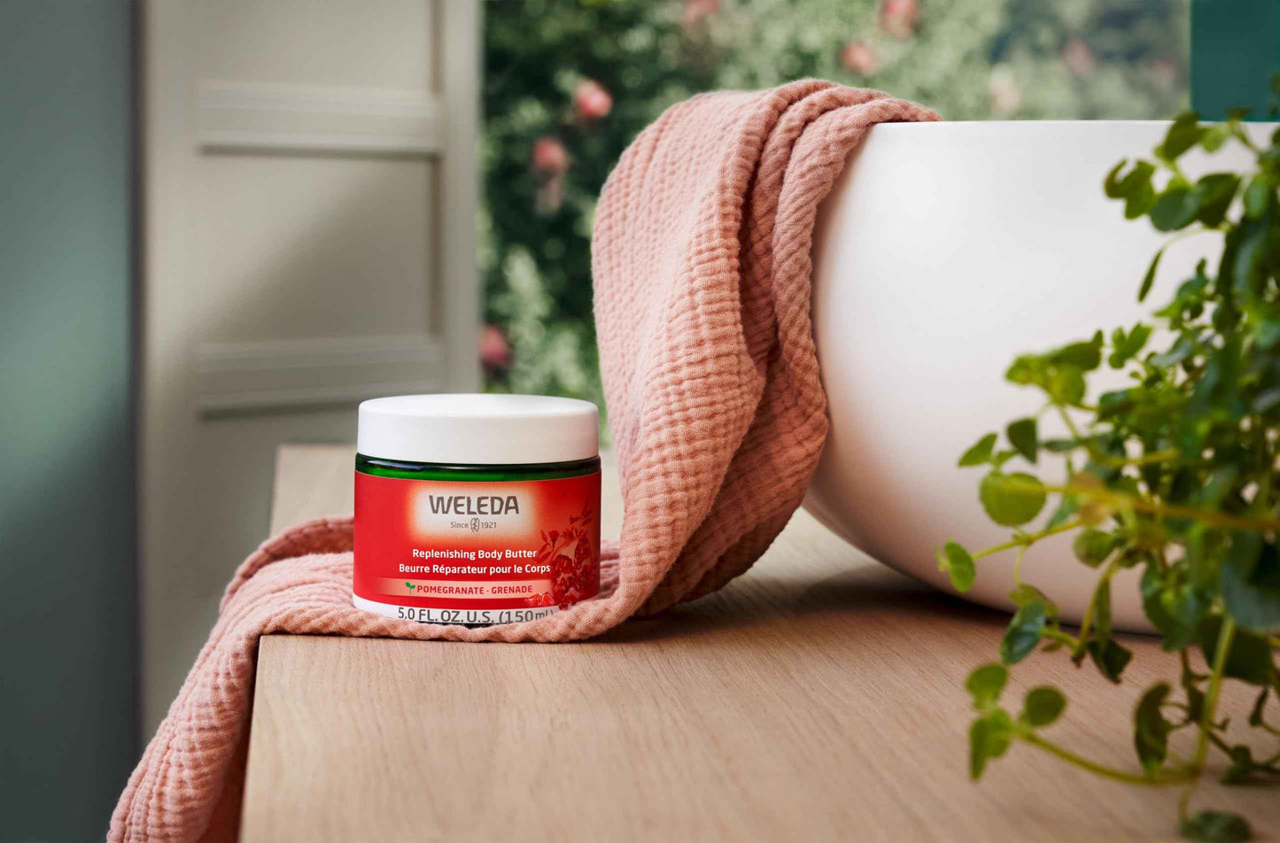 Weleda Replenishing Body Butter, 5.0 Fluid Ounces, Antioxidant Rich Formula with Pomegranate and plant extracts