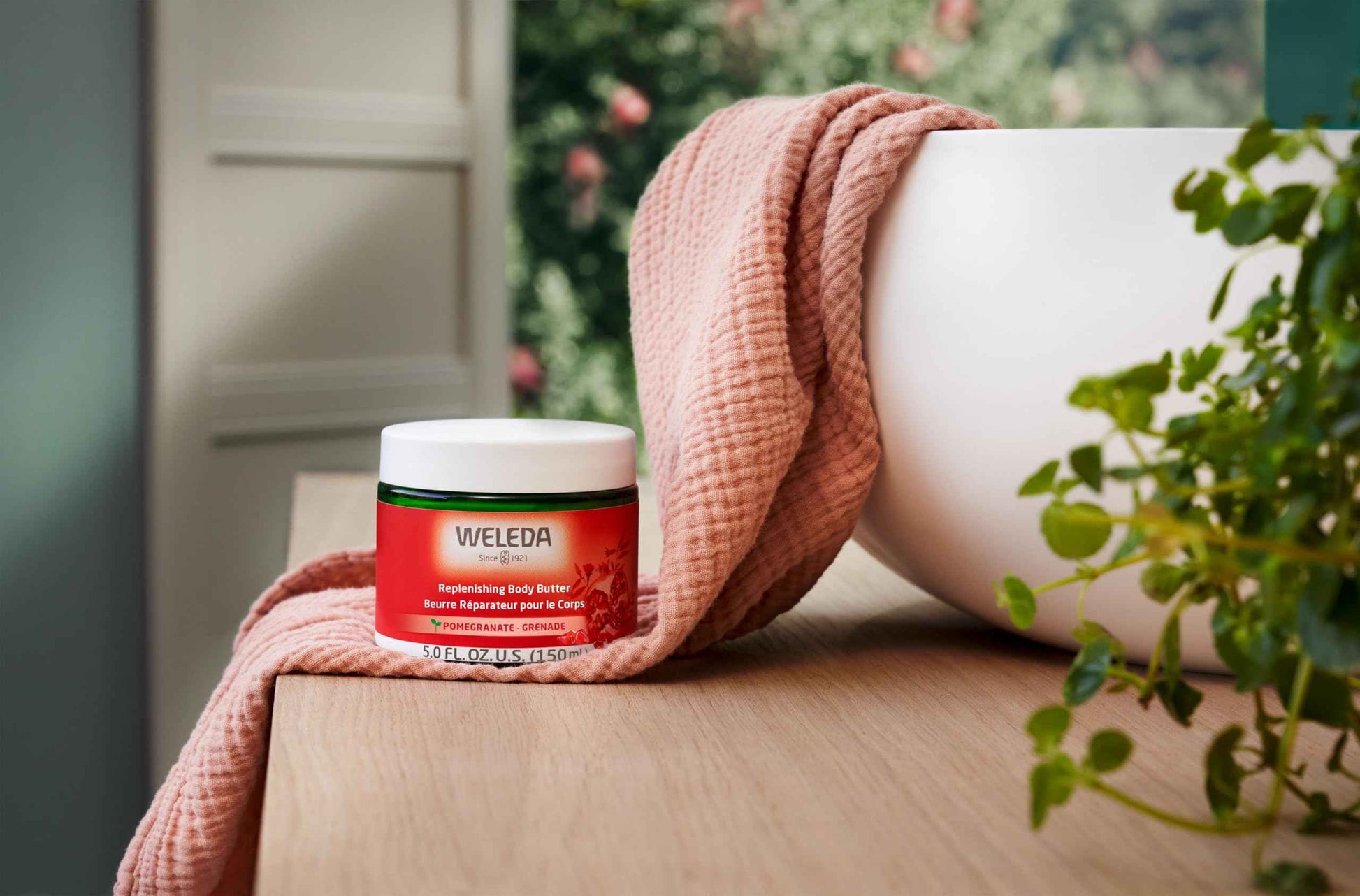 Weleda Replenishing Body Butter, 5.0 Fluid Ounces, Antioxidant Rich Formula with Pomegranate and plant extracts