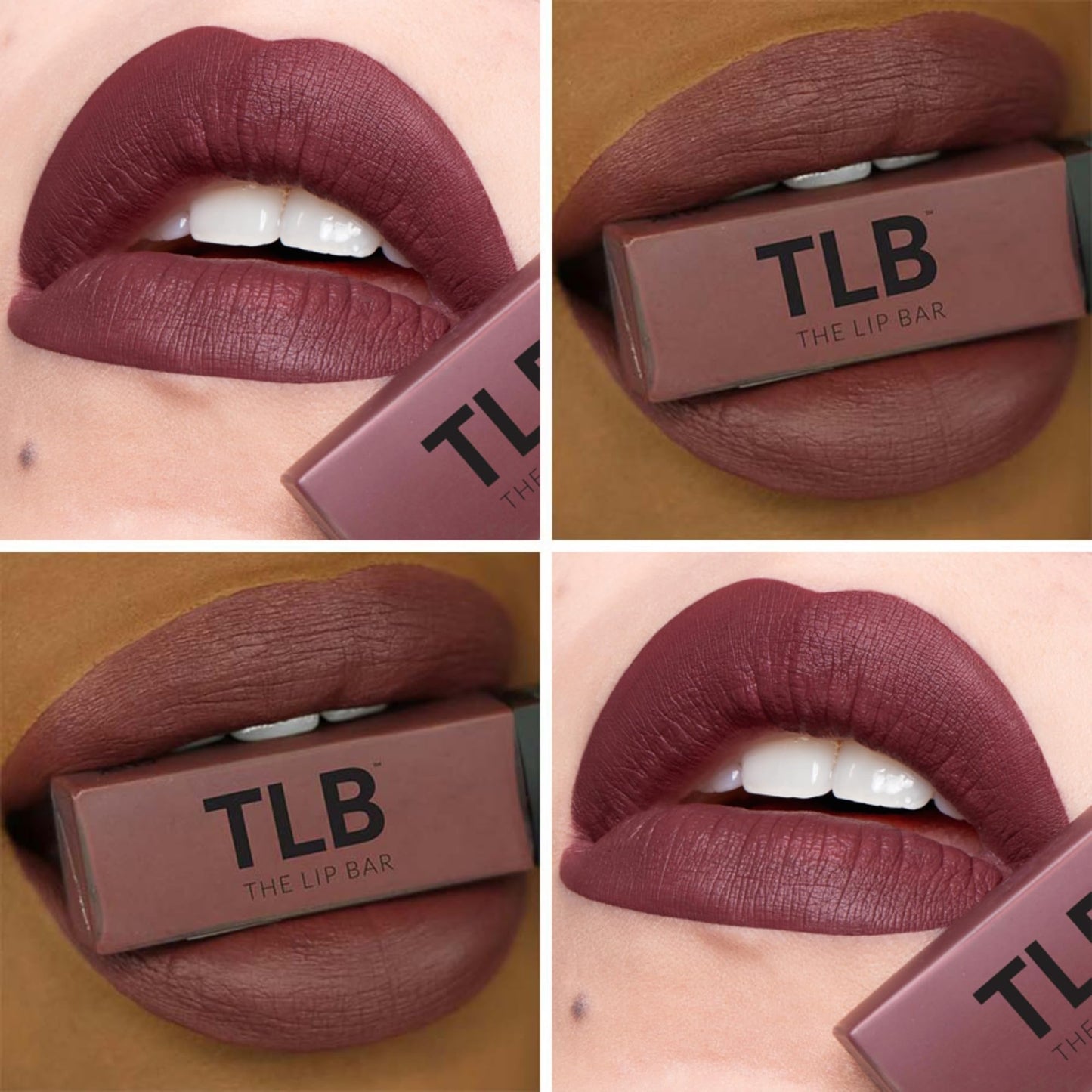 The Lip Bar Vegan Liquid Matte Lipstick, High Pigment Color & Long-Lasting with 8-12 Hours of Wear, Know it All - Purple Brown Blend