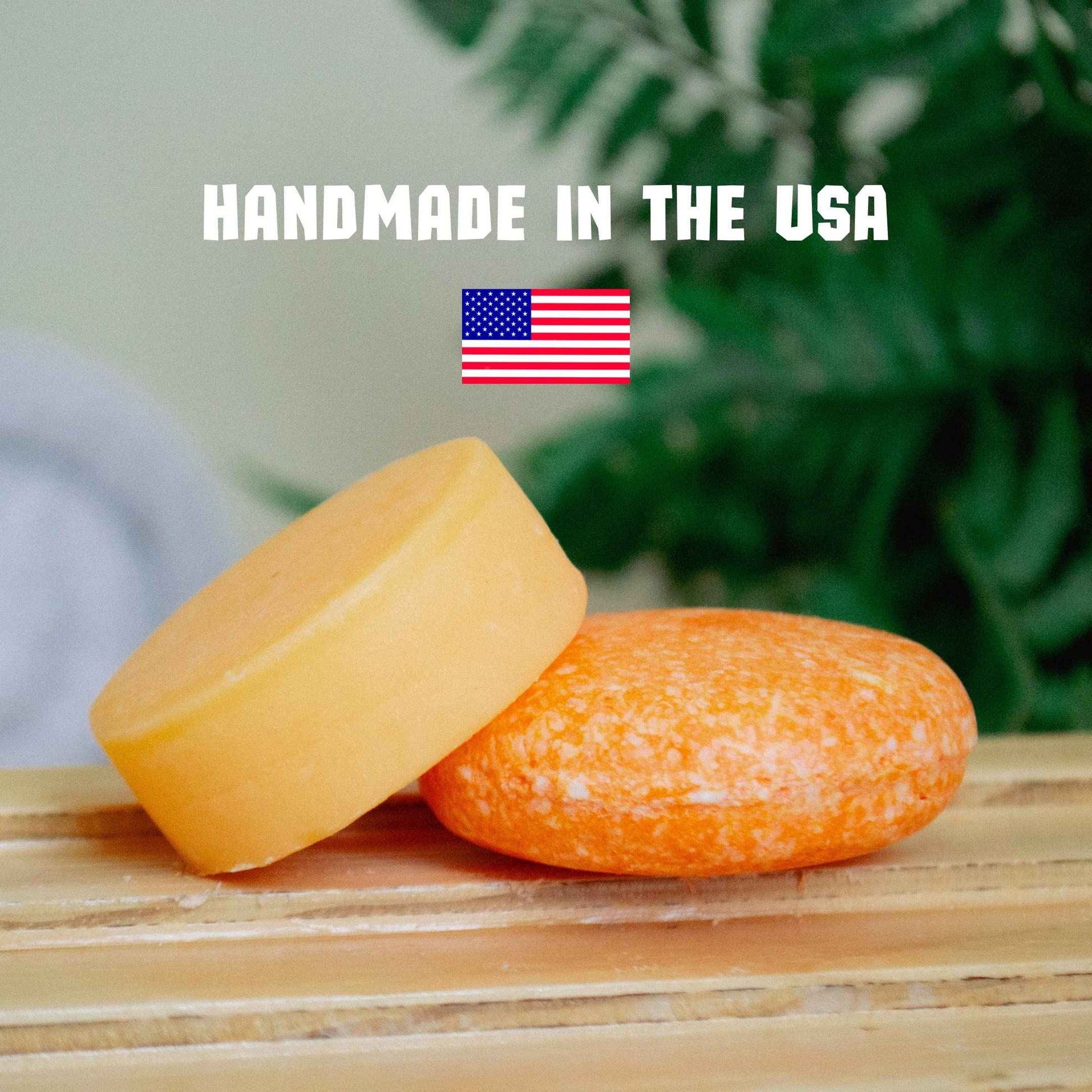 Fresh Citrus Bergamot Shampoo And Conditioner Bar Set with One Extra Conditioner Bar - 100% Vegan Bar Shampoo And Conditioner For Hair Of All Types - Natural Shampoo And Conditioner In Bars. Handmade