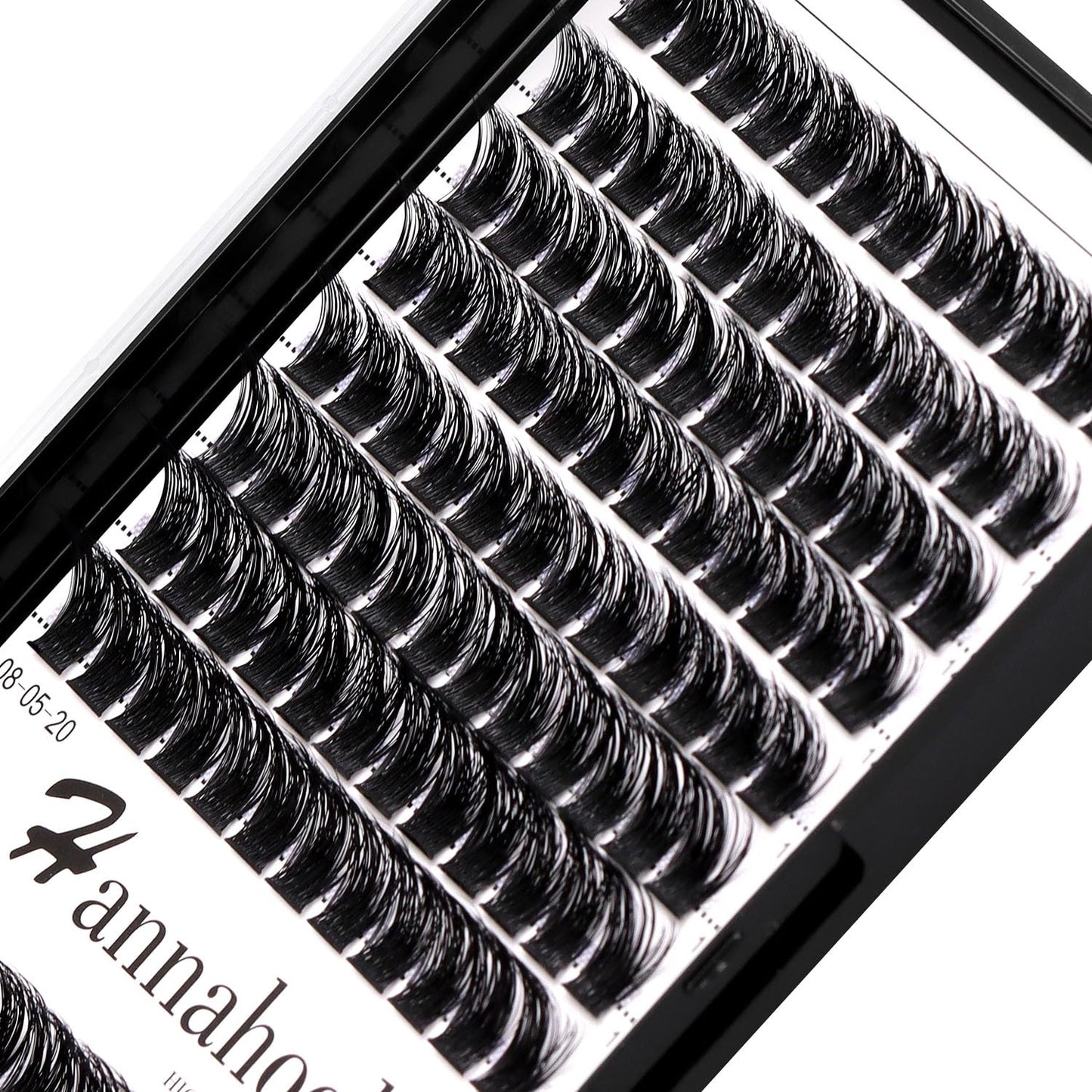 Large Tray D Curl Thickness 0.07mm Mixed 8-10-12-14mm/10-12-14-16mm/12-14-16mm /14-16mm/10-12-14mm Wide Stem Individual Cluster False Eyelashes Volume Eye Lashes Extensions (mixed 14-16mm)