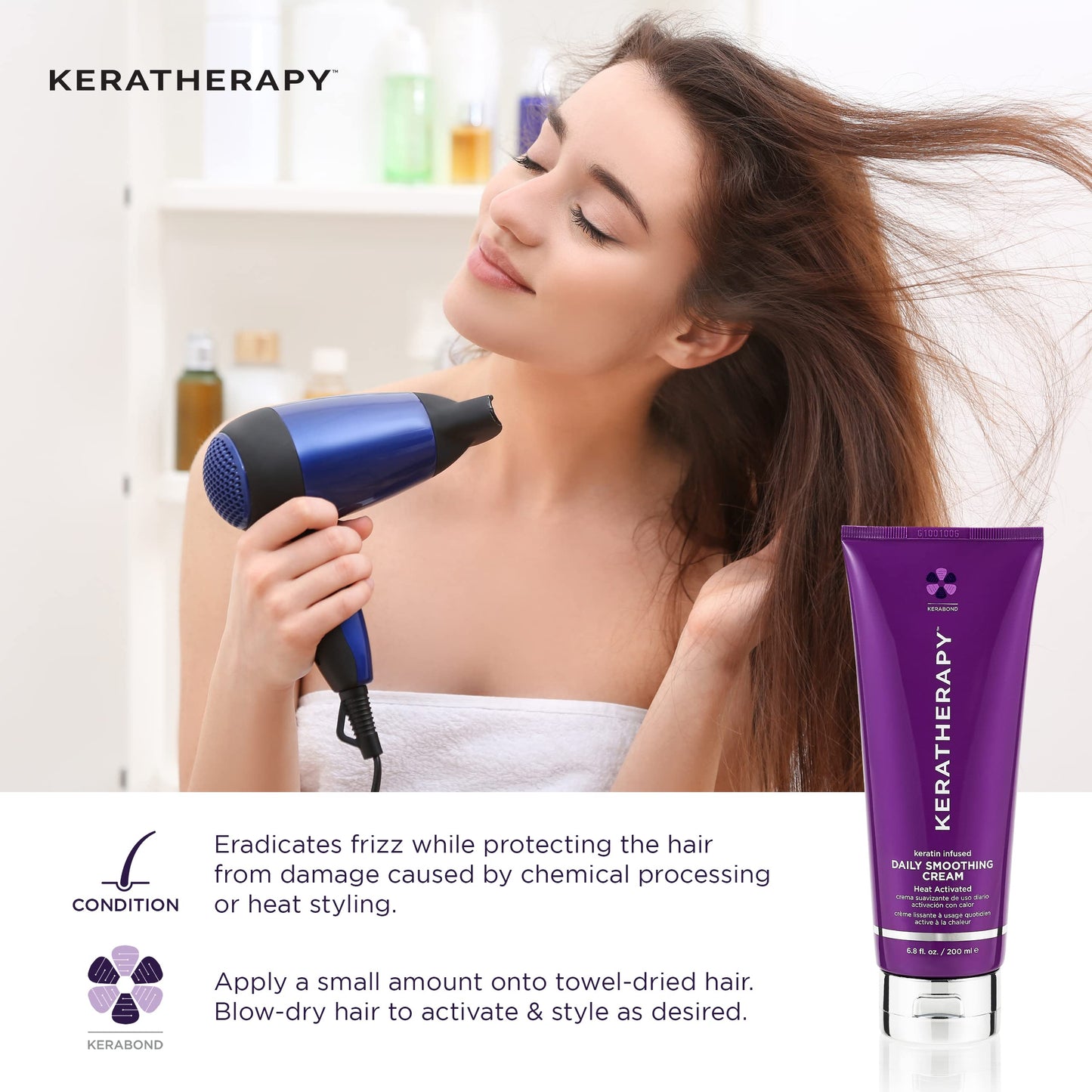 KERATHERAPY Keratin Infused Rapid Rescue Shining Shine Spray for Thermal Hair Protection, 4.2 fl. oz., 125 ml - Hair Breakage Repair Spray with Coffee Extract, Sunflower, Macadamia Oil, & Pearl Powder