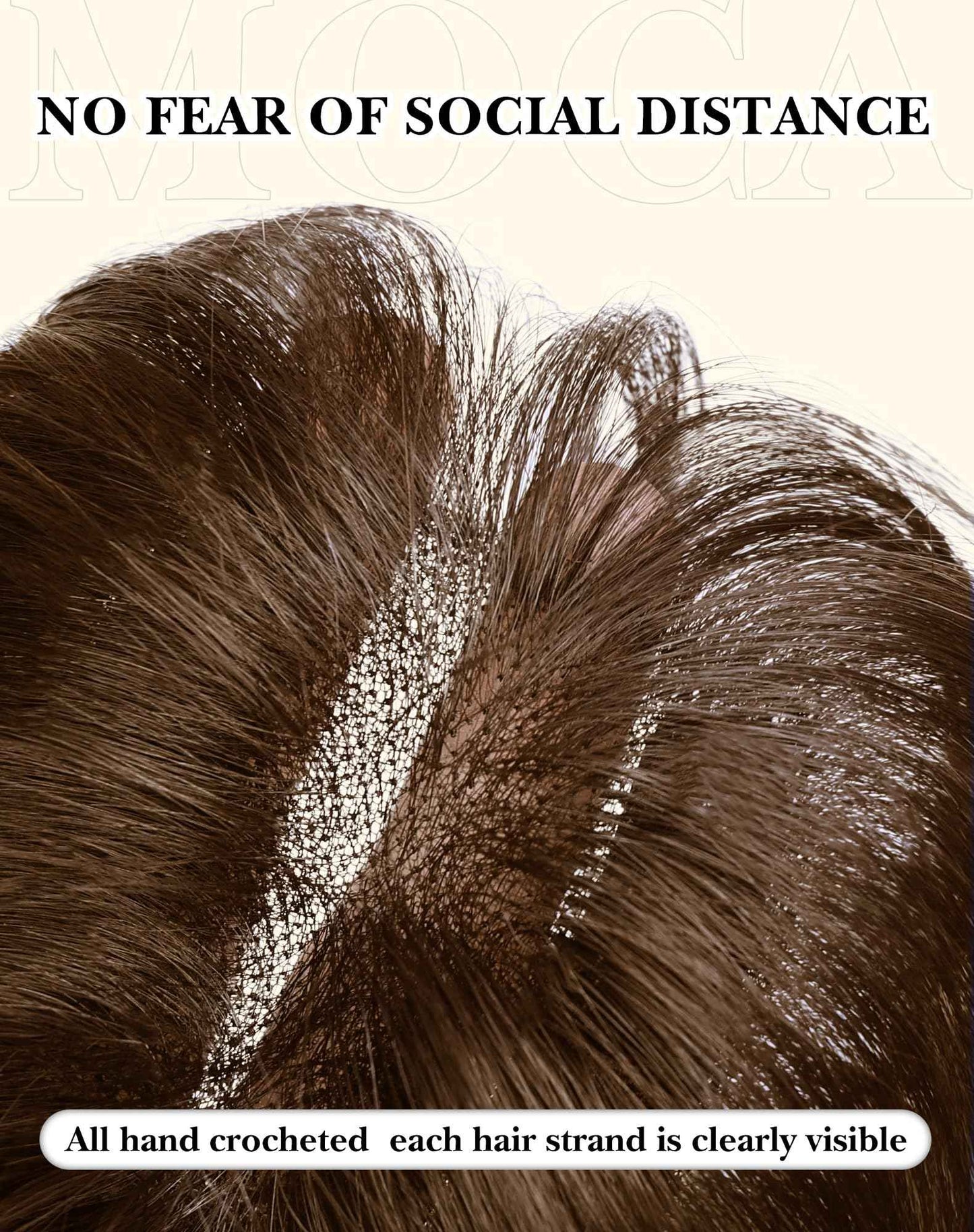 Hair Toppers for Women Real Human Hair, Bangs Hair Clip 360°3D Cover Clip on Bangs for Women Fake Bangs for Daily Wear (10 Inch Brown)