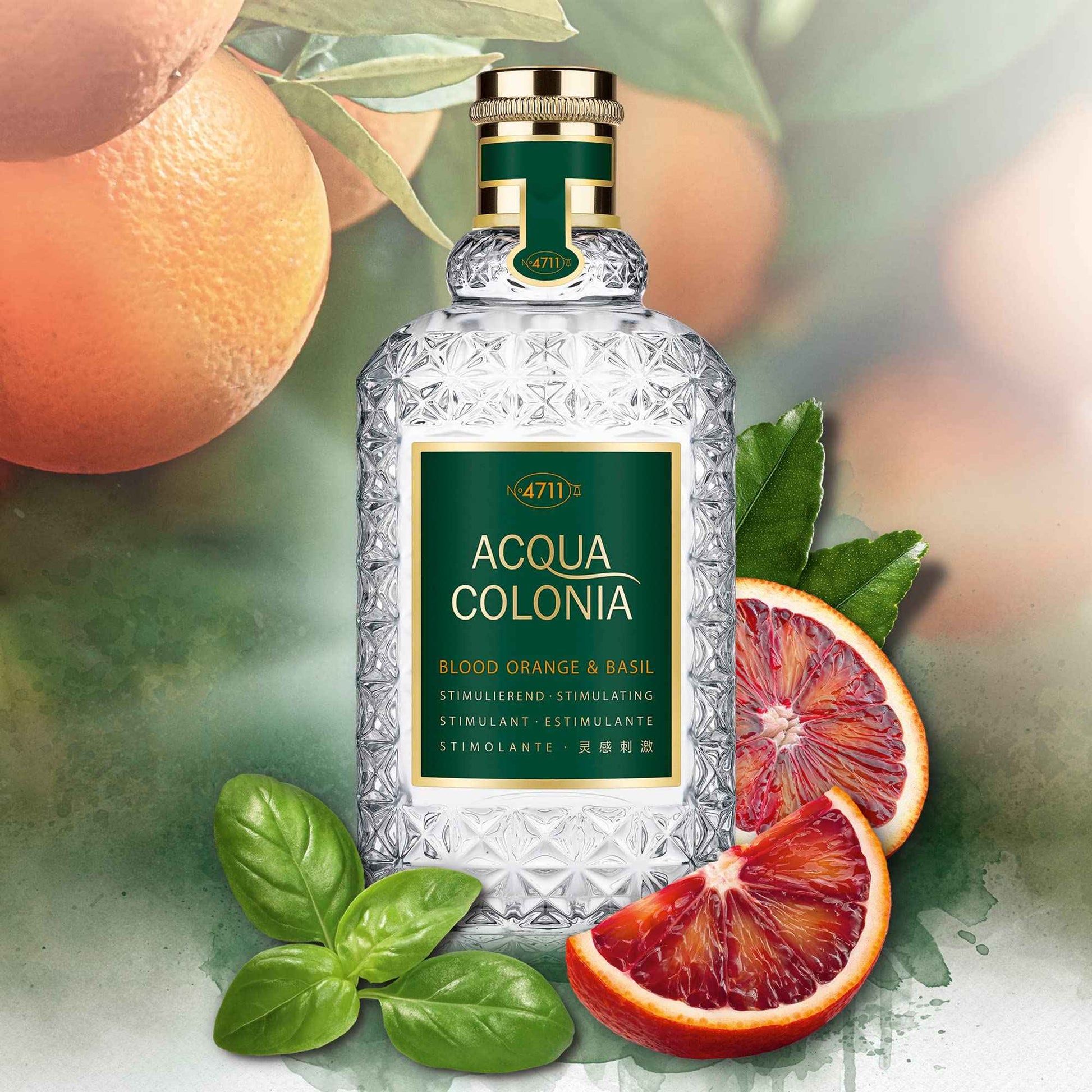 4711 Acaua Colonia;Blood Orange & Basil Eau De Cologne Spray 5.7 Oz