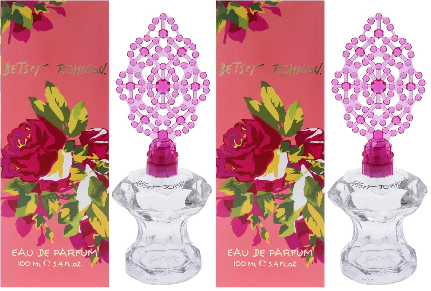 Betsey Johnson For Women. Eau De Parfum Spray 3.4 oz (Pack of 2)