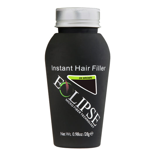 ECLIPSE Hair Fibers Dark Brown for Thinning Hair for Women & Men to Conceal Hair Loss in 15 Seconds - 100% Undetectable Hair Building Fibers, 30g