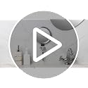 Ettori Fogless Shower Mirror with Razor Holder - 3 Suction Cups