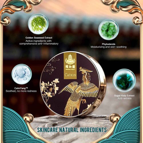 CATKIN 2Pcs Makeup Set Includes BB Cream Air Cushion Foundation C02 And Matte Lipstick CO157