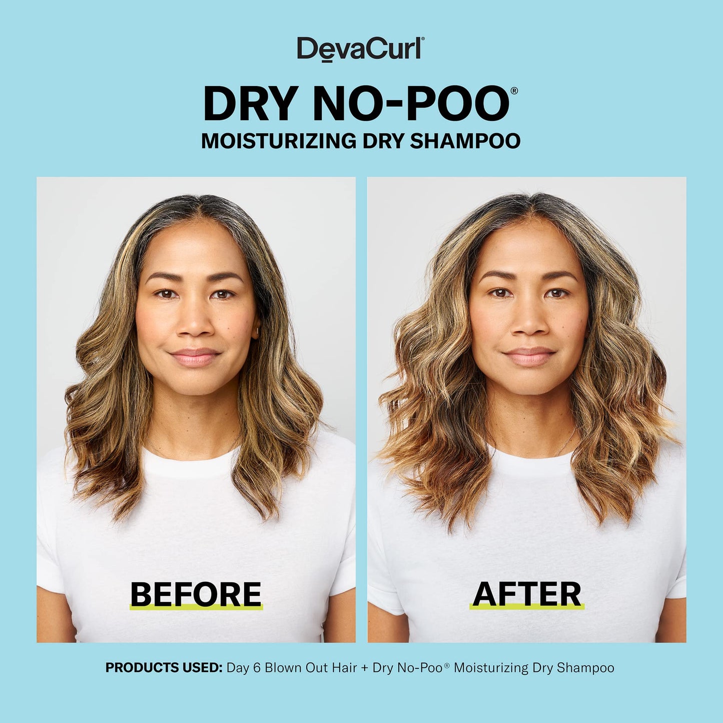 DevaCurl Dry No-Poo Moisturizing Dry Shampoo | Non-Drying Formula | Invisible Finish | For All Curly Hair Types