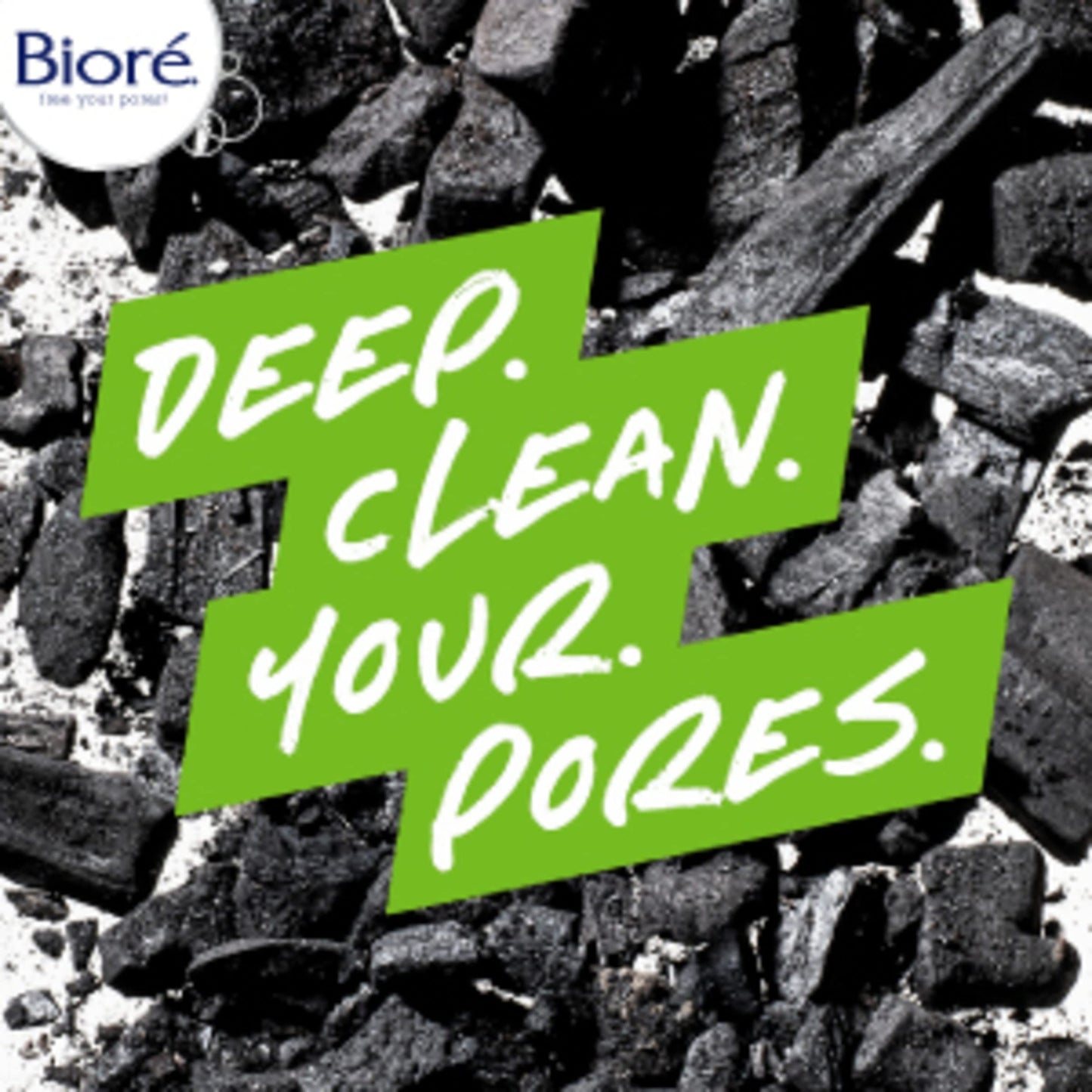 Bioré Deep Pore Charcoal Daily Face Wash, with Deep Pore Cleansing for Dirt and Makeup Removal From Oily Skin, 1 oz, 36-pack