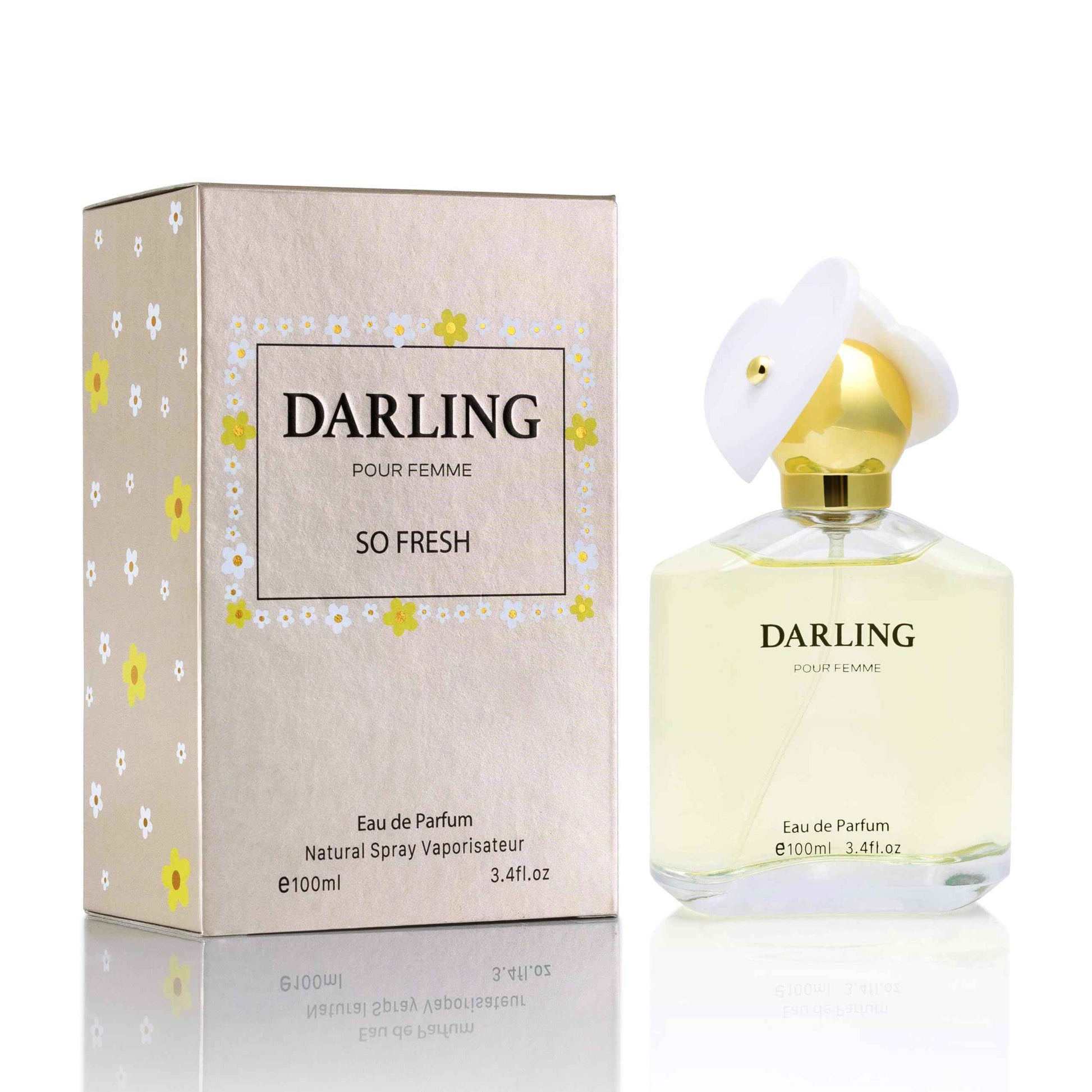 URBAN COLLECTION Darling So Fresh for Women Eau De Parfum – Fruity & Floral Fragrance – Grapefruit, Sweet Raspberry – Jasmine, Rose – Free of Paraben, Vegan & Cruelty-Free – 100ml Bottle