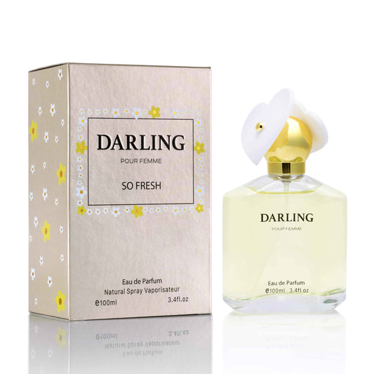 URBAN COLLECTION Darling So Fresh for Women Eau De Parfum – Fruity & Floral Fragrance – Grapefruit, Sweet Raspberry – Jasmine, Rose – Free of Paraben, Vegan & Cruelty-Free – 100ml Bottle