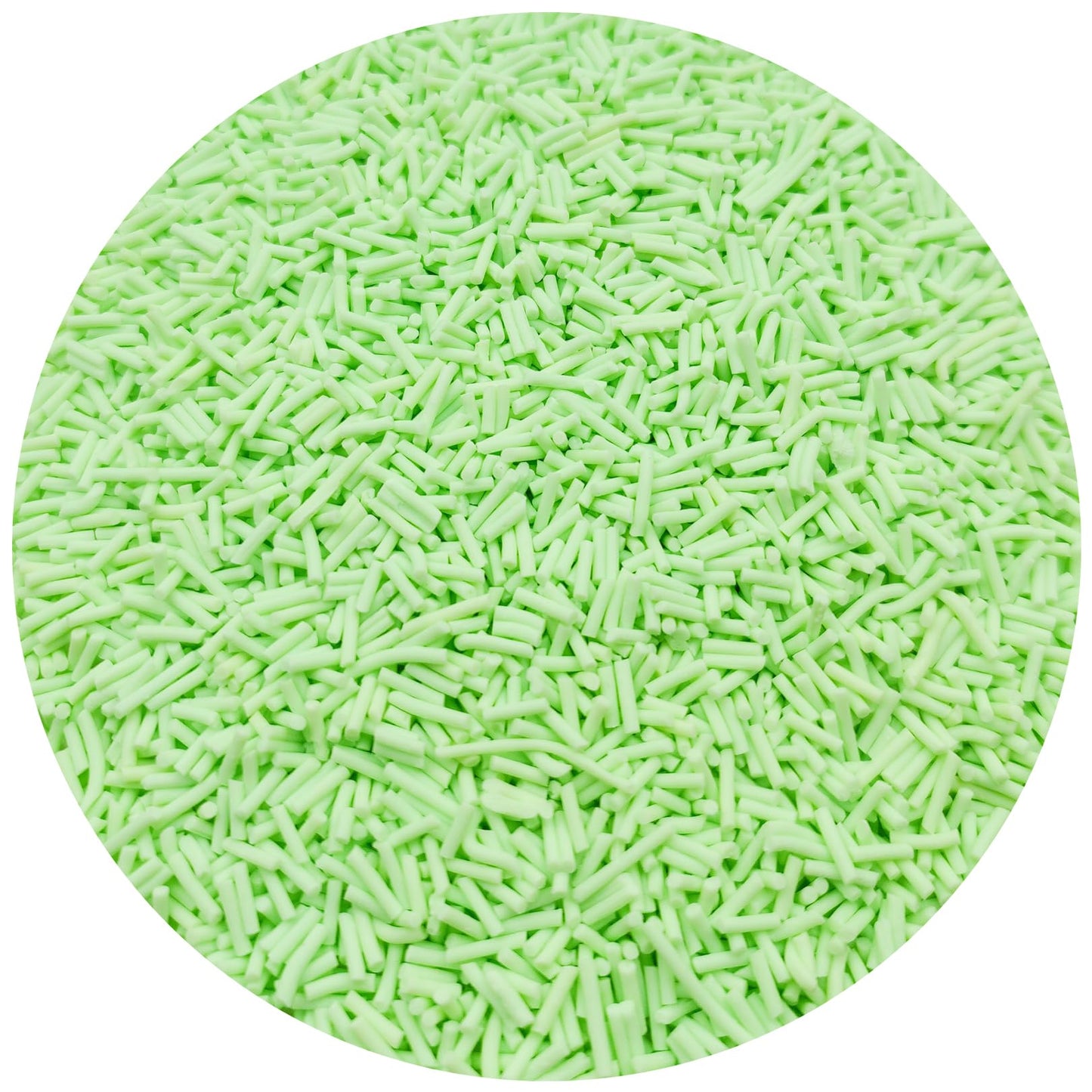 Mulutoo 100g Resin Fake Sprinkles Fake Candy Sprinkles Clay Sprinkles Polymer Sprinkles Polymer Clay Slices for Nail Art DIY Phone Case Crafts (Light Green-16)