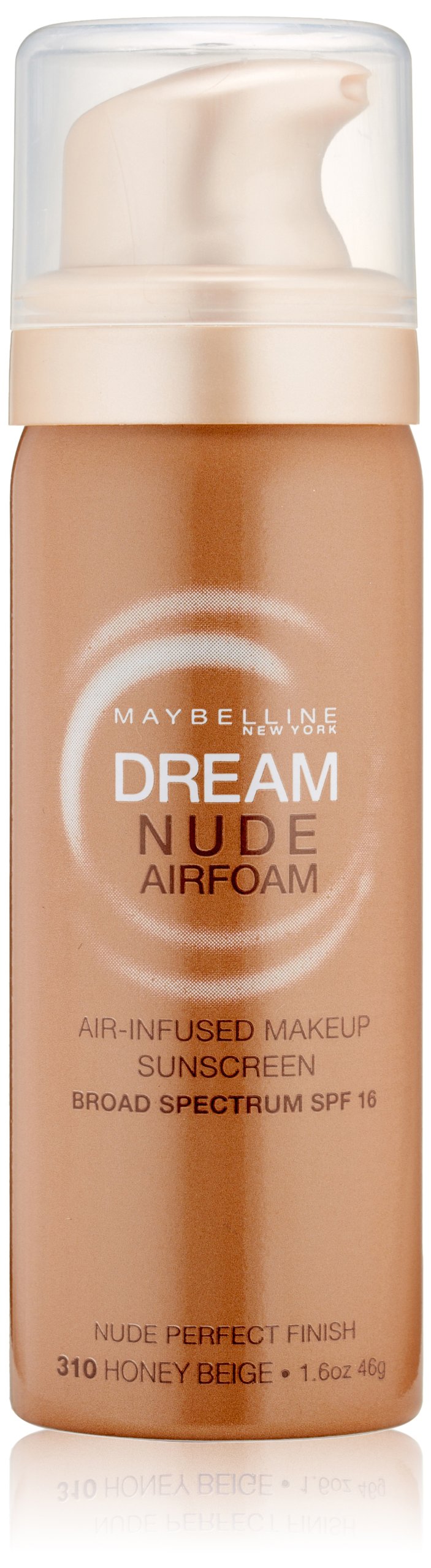 Maybelline New York Dream Nude Airfoam Foundation, Honey Beige, 1.6 Ounce