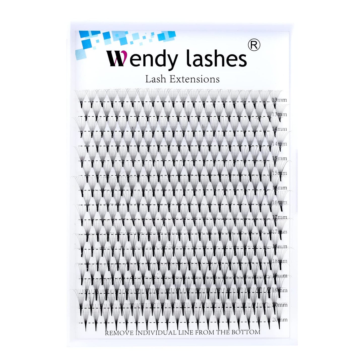 Premade Fans Eyelash Extensions 320PCS Promades Eyelashes Extensions 12D Lash Extension 0.07mm C/D Curl Pre Made Fans Eyelash 13-20mm Comfortable Eyelash Extensions(12D-0.07-D, 1320mm Mixed Tray)