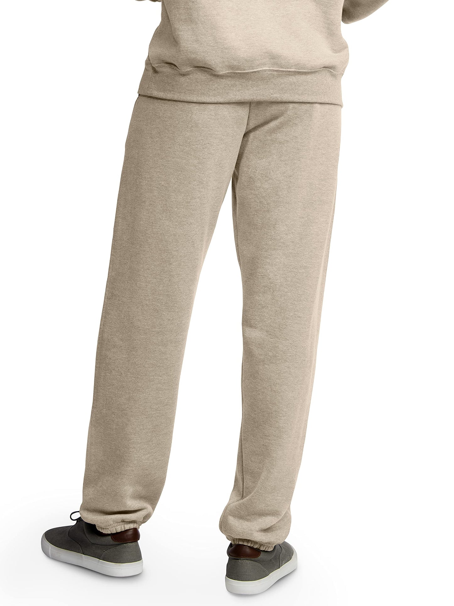 Fruit of the Loom Men's Eversoft Fleece Sweatpants & Joggers, Sweatpants-Khaki Heather, Small