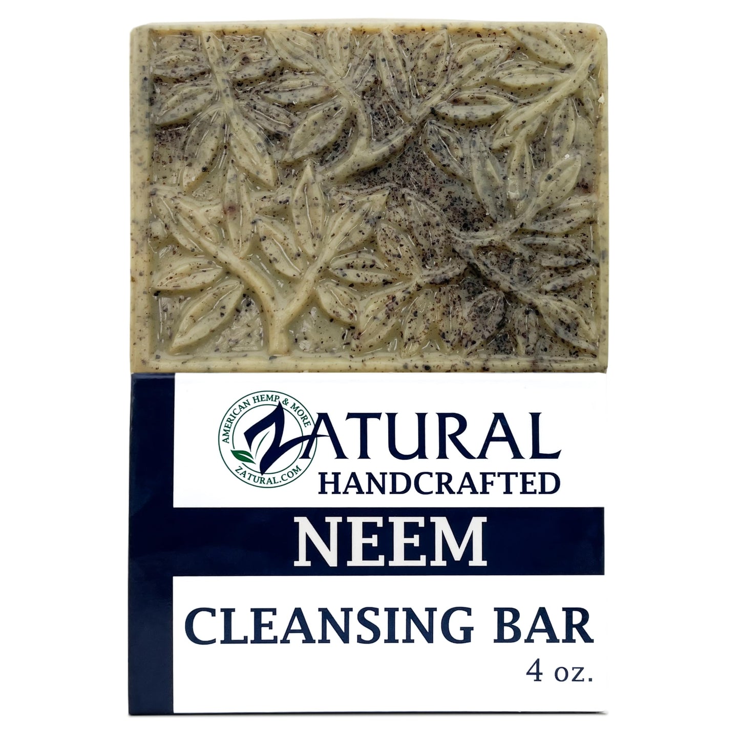 Zatural Neem Soap Bar Ultra-Sensitive Skin-Soothing Therapy-Relieves skin irritation, itching, flaking, & dryness. (3 Count)