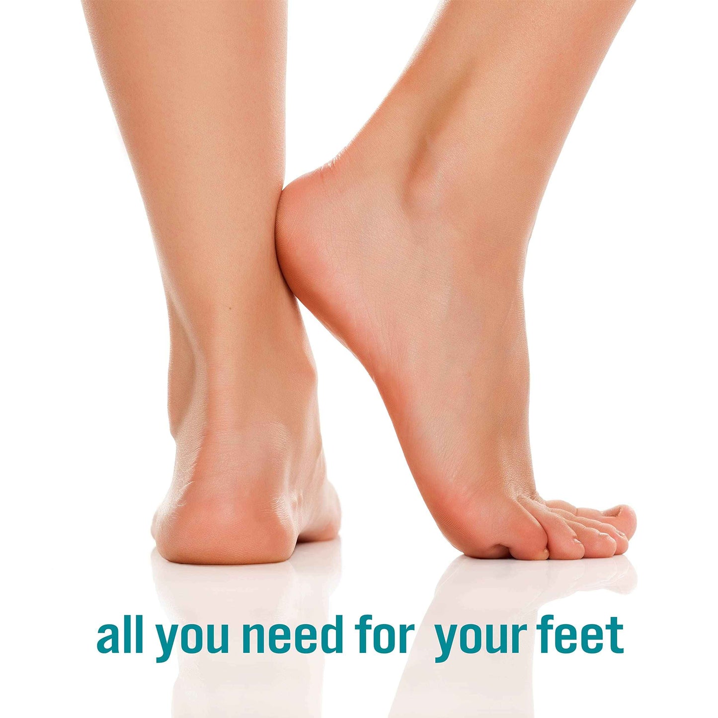 TRIM Pedicure Kit – Everything You Need to Care for Your Feet – Includes Toenail Clipper, Cuticle Pusher, Pumice Stone, Callus Remover, Contour Toe File, Nail Brush & Storage Pouch – 6 (Pack of 4)