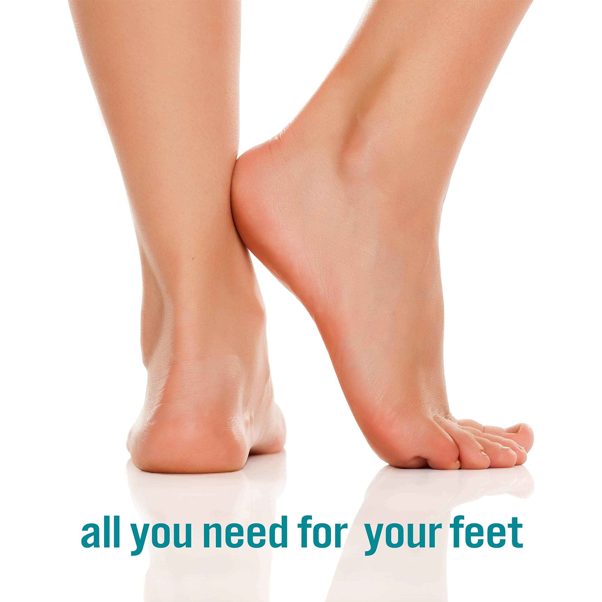 TRIM Pedicure Kit – Everything You Need to Care for Your Feet – Includes Toenail Clipper, Cuticle Pusher, Pumice Stone, Callus Remover, Contour Toe File, Nail Brush & Storage Pouch – 6 (Pack of 4)