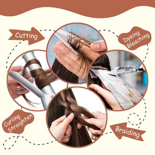 Mannequin Head with Human Hair - 20-22" Cosmetology Mannequin Head with 100% Real Human Hair for Braiding Practice Cutting - Manikin Head with Human Hair for Hairdresser (Brown)