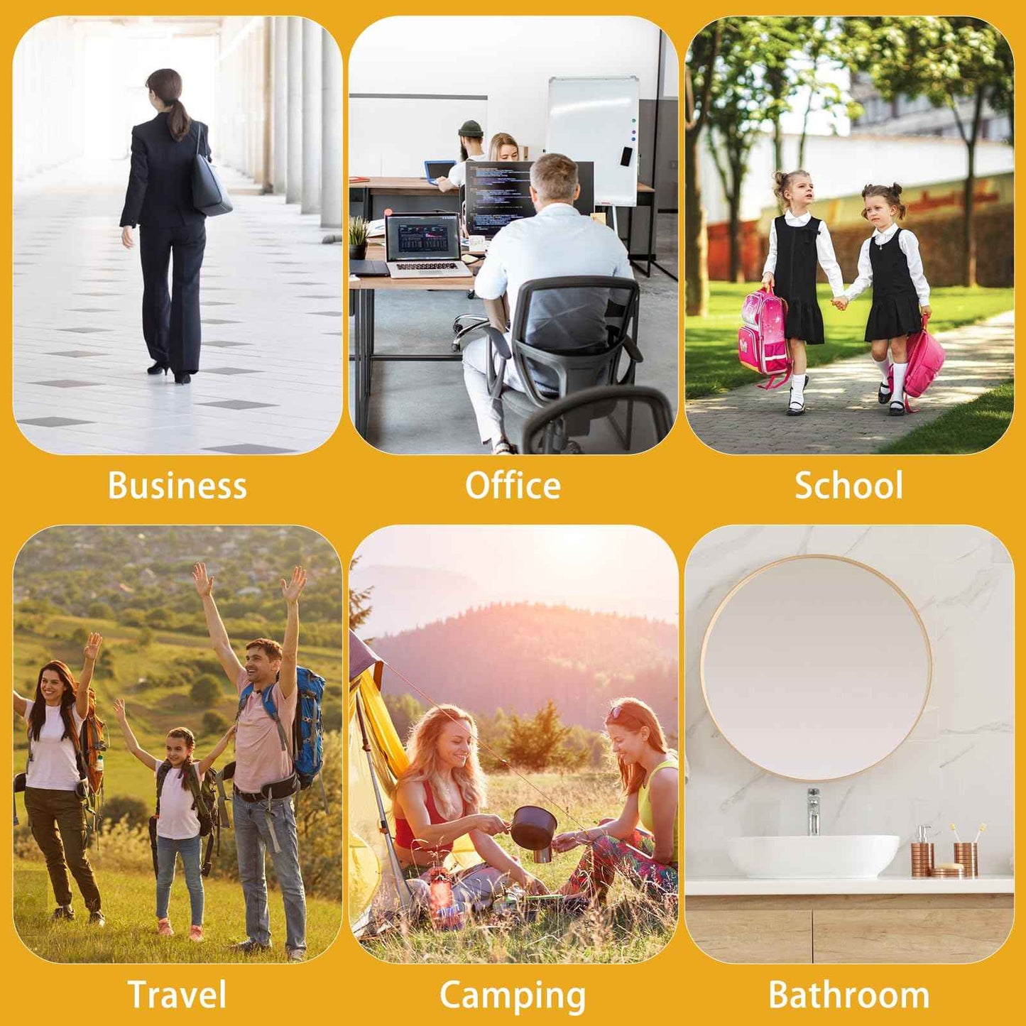 Sankoly Travel Cosmetic Brush Holder 2 PCS Portable Cutlery Case with Lid and Air-holes Multi-functional Clear Plastic Storage Container for Cutlery Toothbrush Makeup Brush, 9.1 x 1.9 x 1.2in