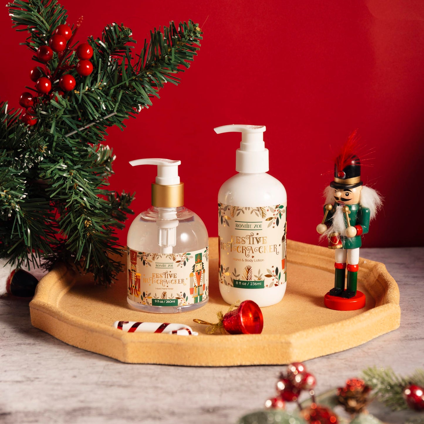 ROMIIE ZOI Christmas Liquid Hand Soap with Gift Box - The Nutcracker, Infused with the Nutcracker Aroma - 260ml/ 9 fl.oz