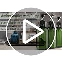 500ml Amber Pump Bottle Dispenser, 3-Pack with Labels