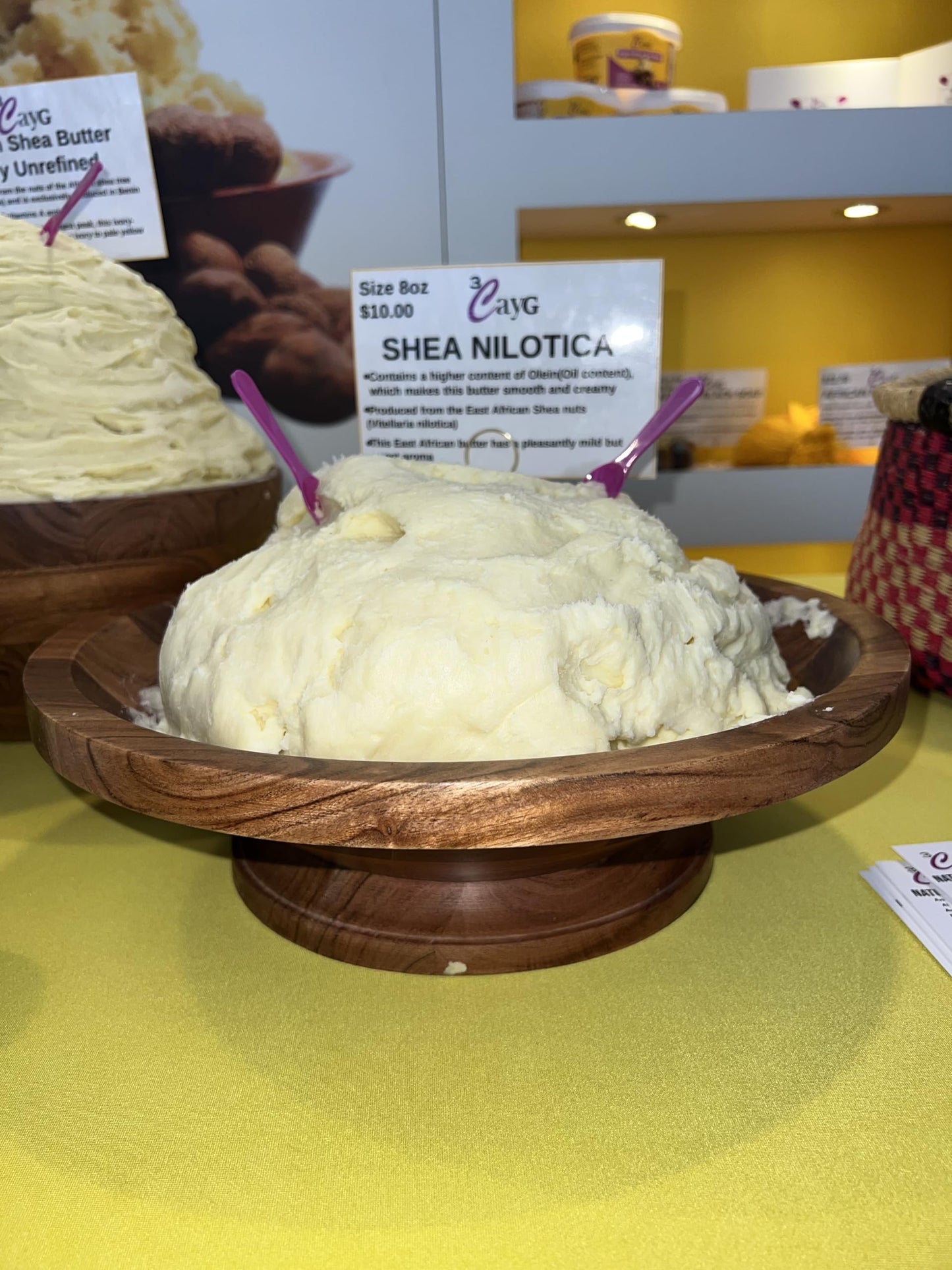 3CayG 1LB Shea Nilotica | East African Shea Butter| Creamy Smooth Whole Body Moisturizer