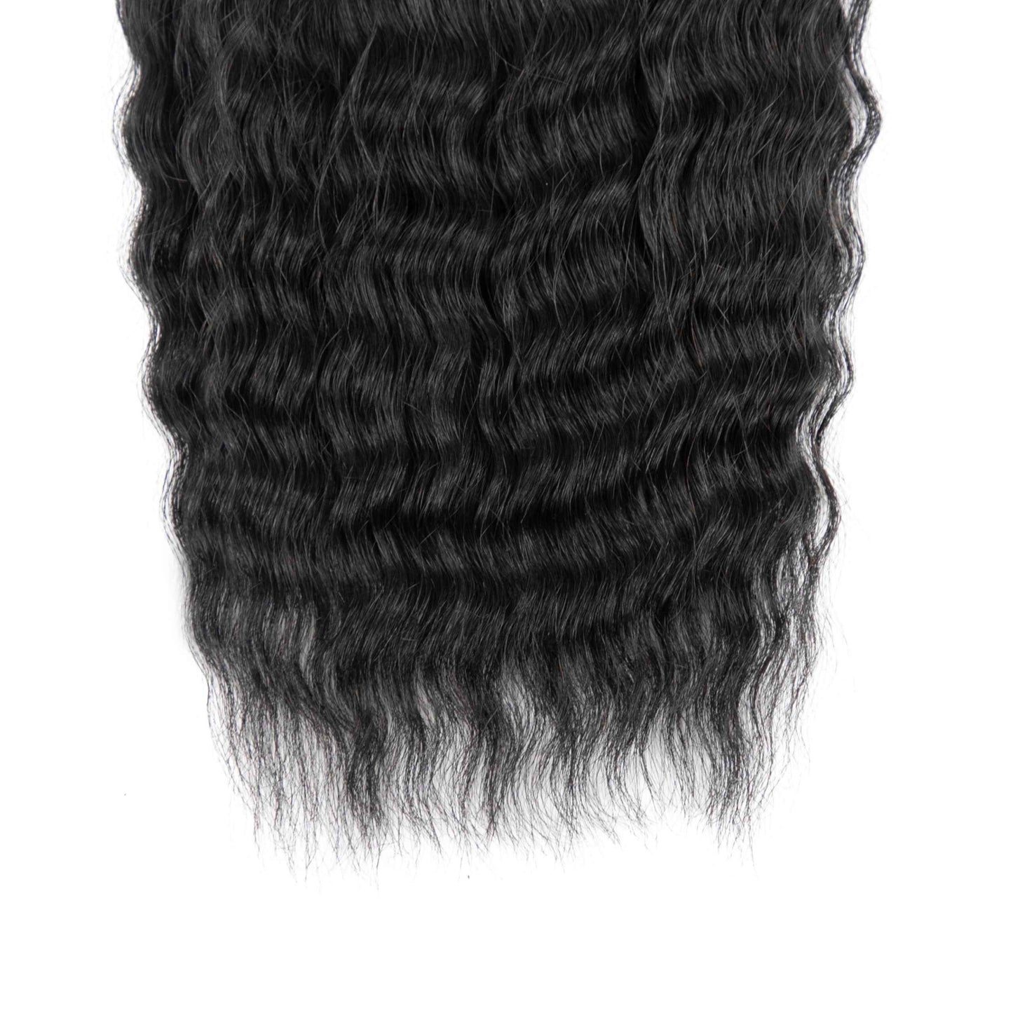 Wet and Wavy Human Braiding Hair No Weft Super Wavy Bulk Human Hair For Boho Braids 100g (1Pack-4PCS) 100% Virgin Human Hair Super French Micro Braiding Bohemian Braids (Super Wavy（#1B), 16 Inch)