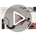 48PSI Airbrush Kit with Compressor, 0.3mm Nozzle & 4000mAh Battery