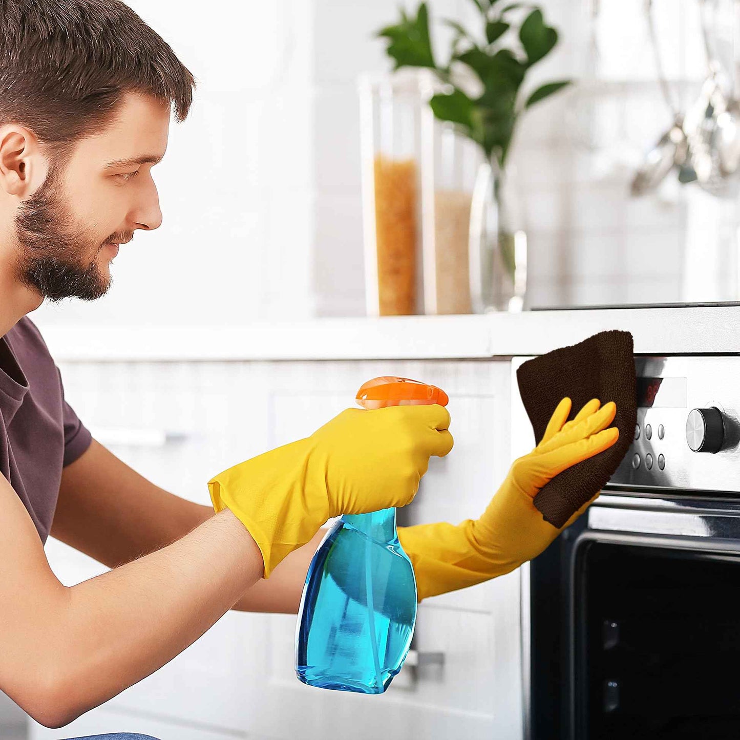 Utopia Towels 12 Pack Premium Wash Cloths Set, 12 by 12 Inches, 100% Cotton Ring Spun, Highly Absorbent and Soft Feel Essential Washcloths for Bathroom, Spa, Gym, and Face, Dark Brown