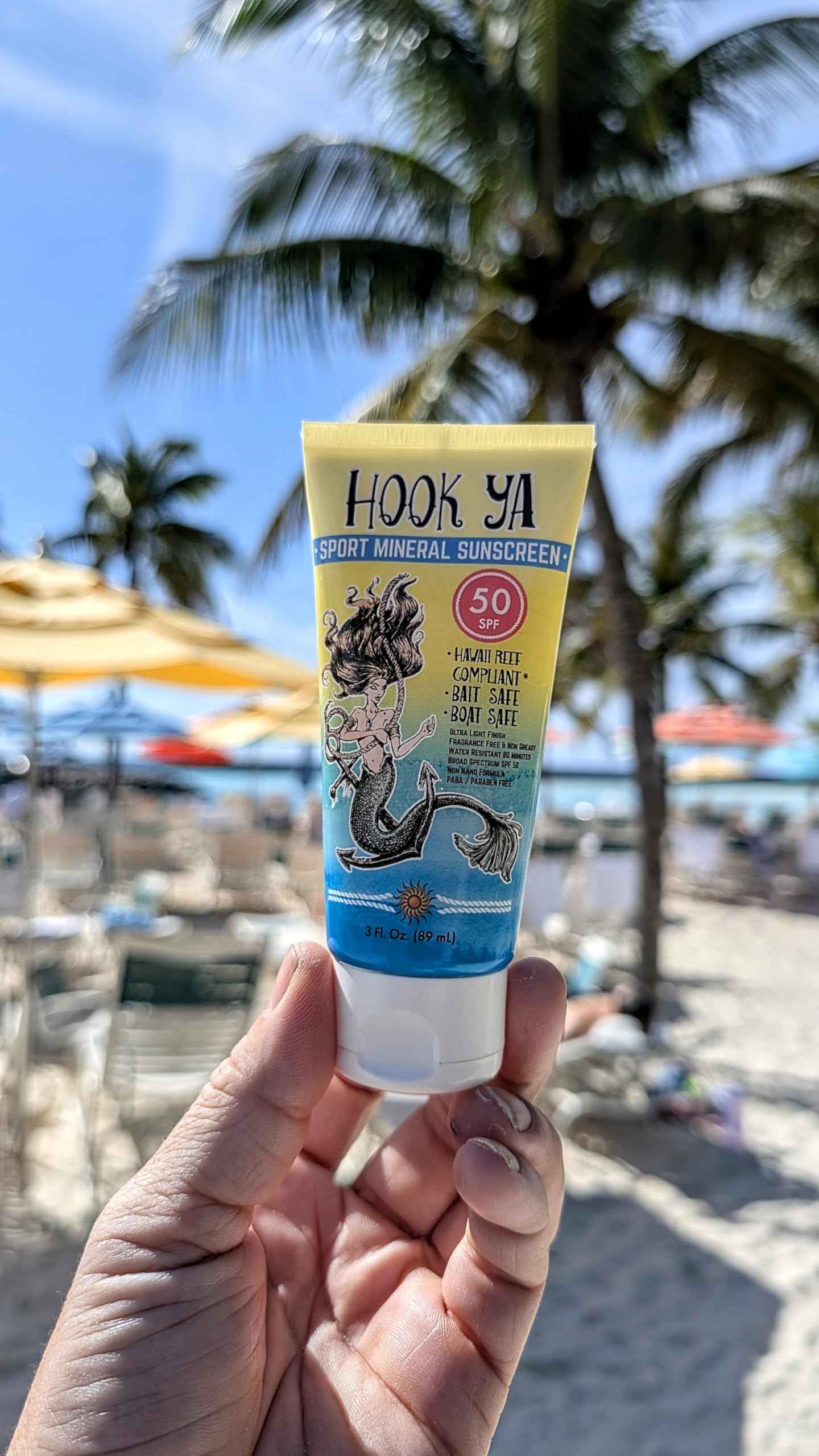 Hawaii Reef Compliant, Non-Nano Mineral Sunscreen 3oz Travel Size, (2) Pack 6oz Total, UVA/UVB Protection, Octinoxate-Oxybenzone Free, No Fragrance, PABA-Paraben free, Made in USA
