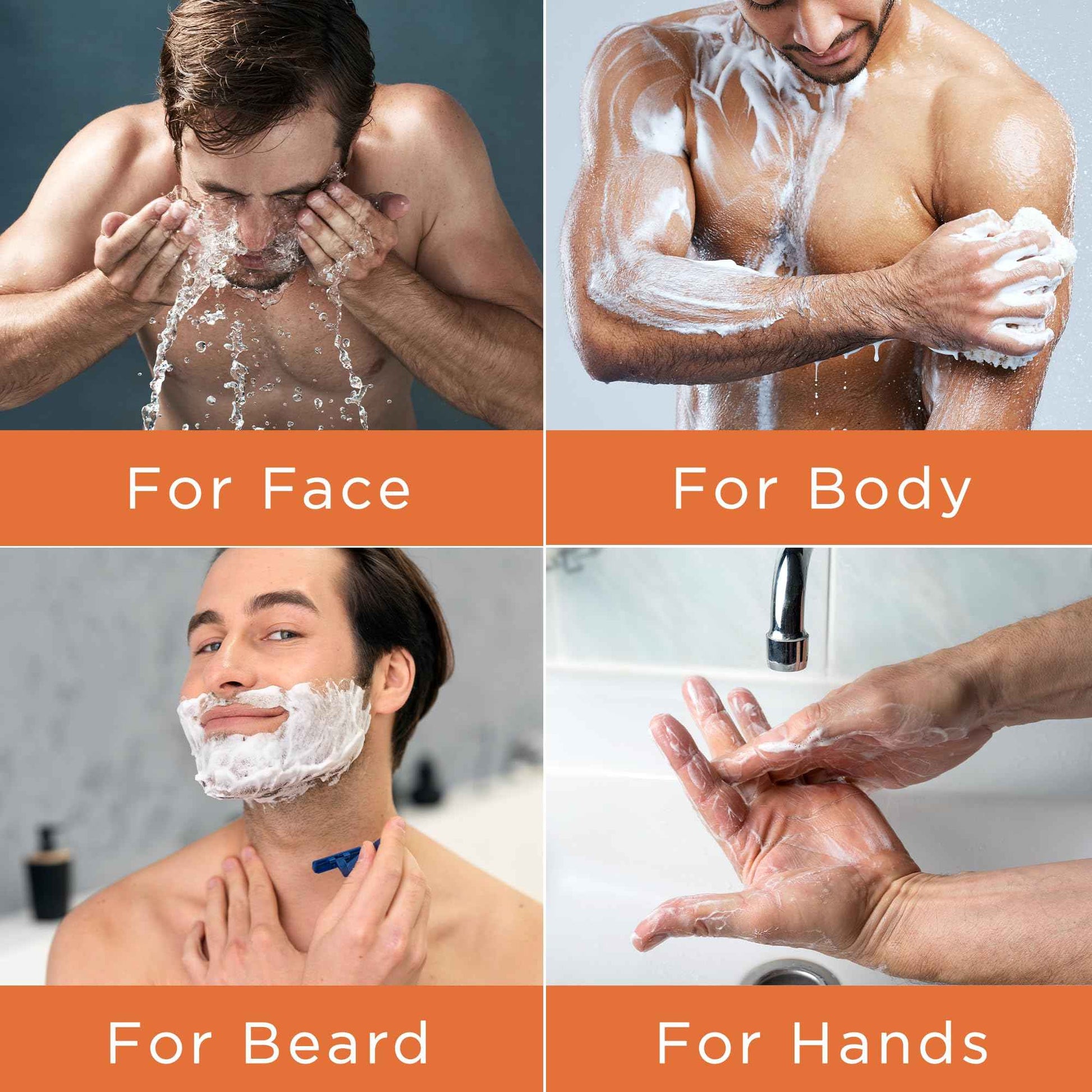 Mr. Tropical Cedar Citrus Natural Scent Handmade Organic, Essential Oils Men's Soap Bar Beard Body, Face Wash Bath Nourishing Bar Soap - 5.5 Ounce - Pack of 3