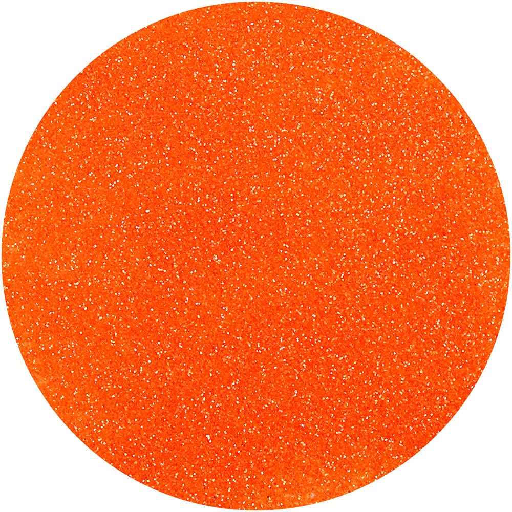 150g Extra Fine Iridescent Glitter, Holographic Ultra Fine Glitter Powder for Resin, Tumblers, Makeup Face Eye Hair Body, Crafts Painting Arts, Nail Art DIY Decoration (Neon Orange)