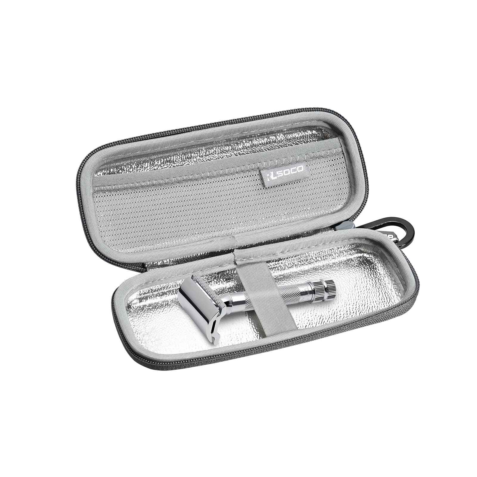 RLSOCO Case for Merkur Futur 23C/33C/34C/37C/38C Razor & works with Schick Razor (Case Only)
