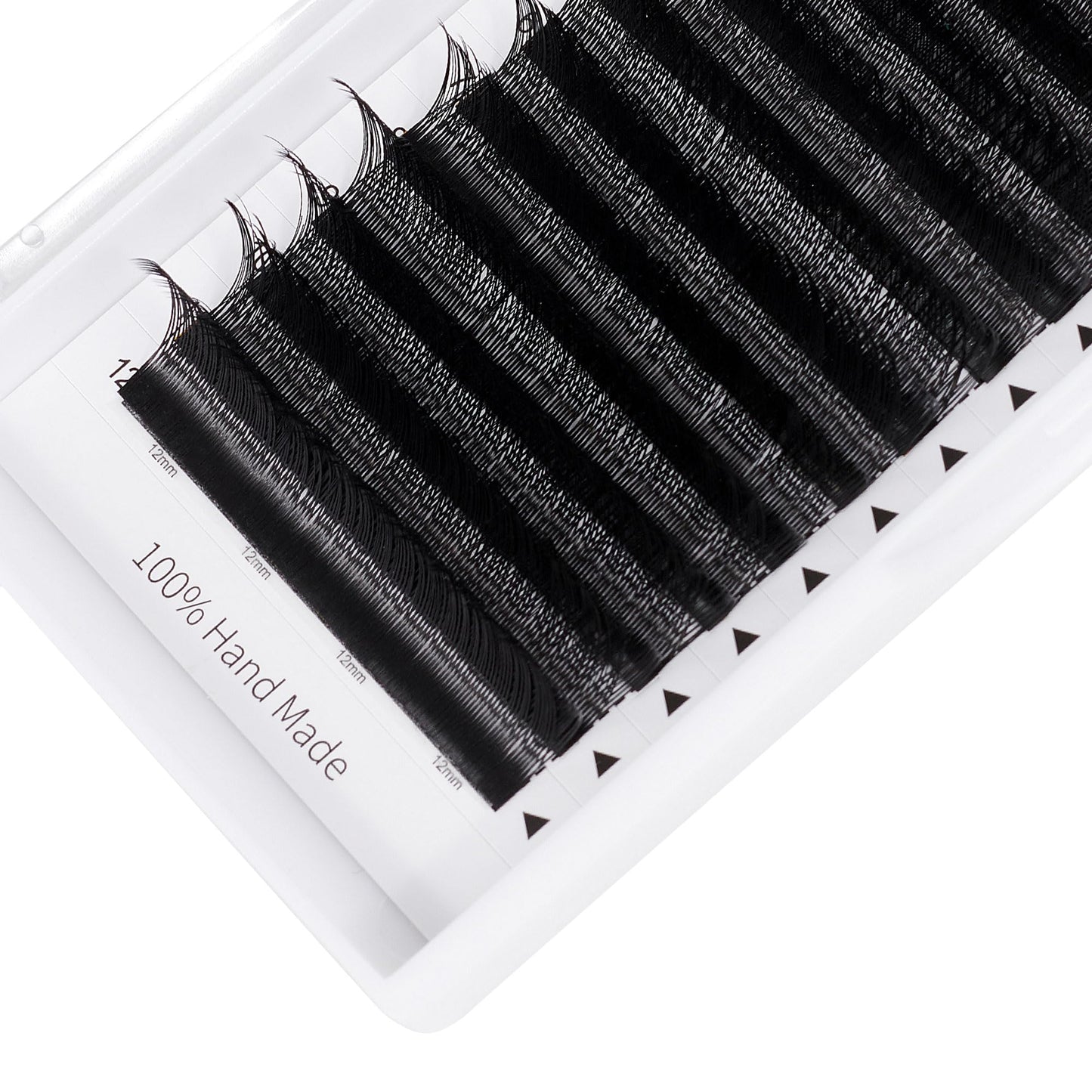 ACTROL 5 Trays YY Eyelashes Extension Lashes Black C Curl 0.07mm 8-15mm Mix Lash Volume Extension Easy Fans Y Shaped Premade Soft 12 Rows Eyelashes Supply 1 Pack