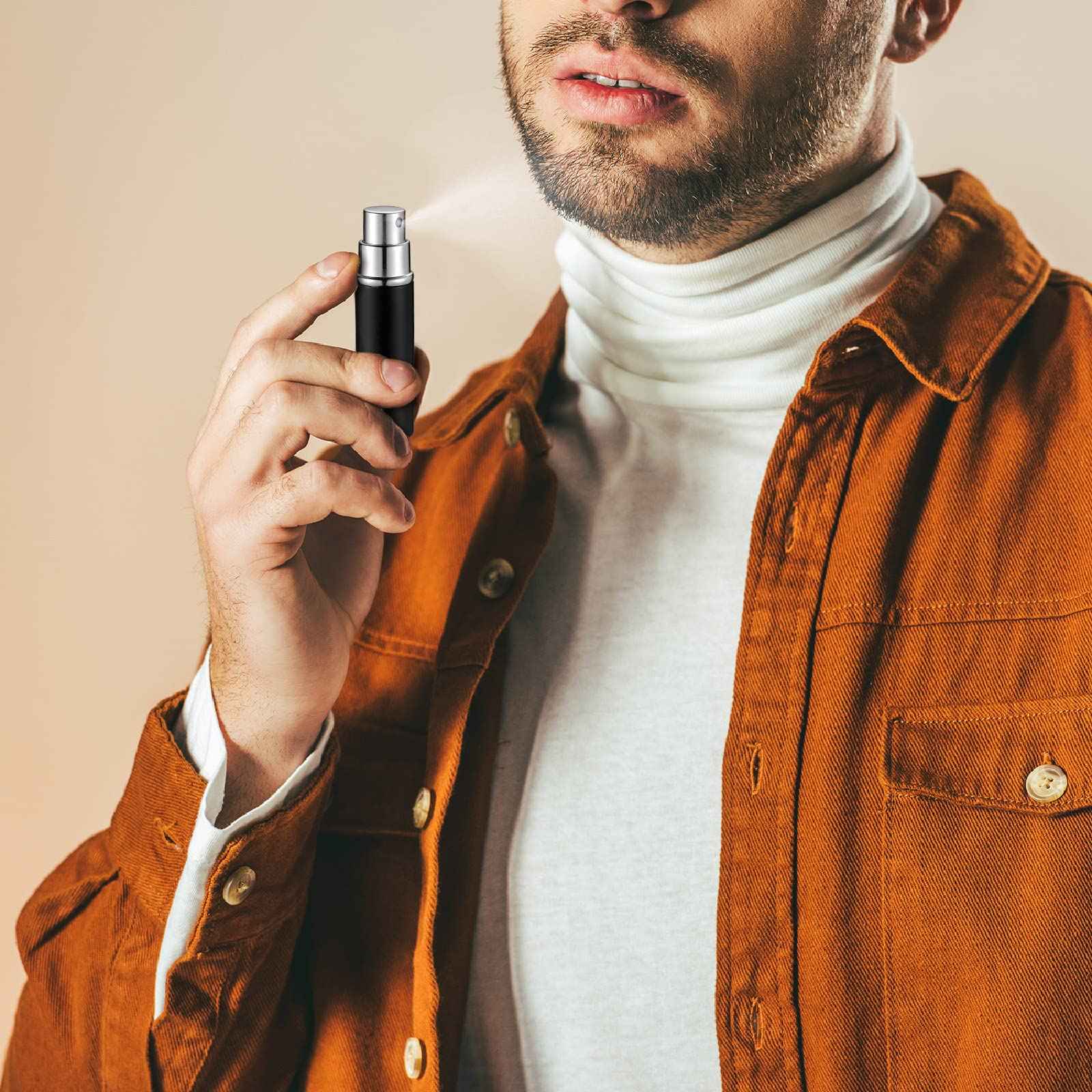 Tessco for you 21 Pcs Atomizer Perfume Bottles 10 ml Mini Atomizer Sprayer for Perfume Bulk Refillable with Pump for Travel Outgoing (Multi Color)