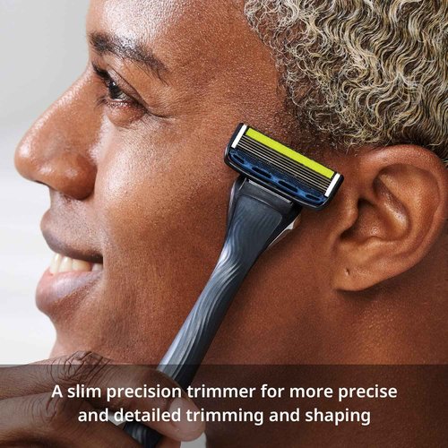 Dorco Pace 5 Pro Razors - Shaving System For Men with Trimmer - 16 Refill Cartridge Set